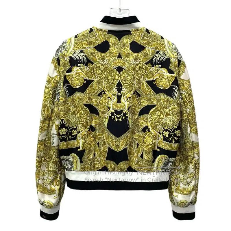 Versace Versace Yellow Polyester Women's Jacket . Size S / US 4 / IT 40 - 1 Thumbnail