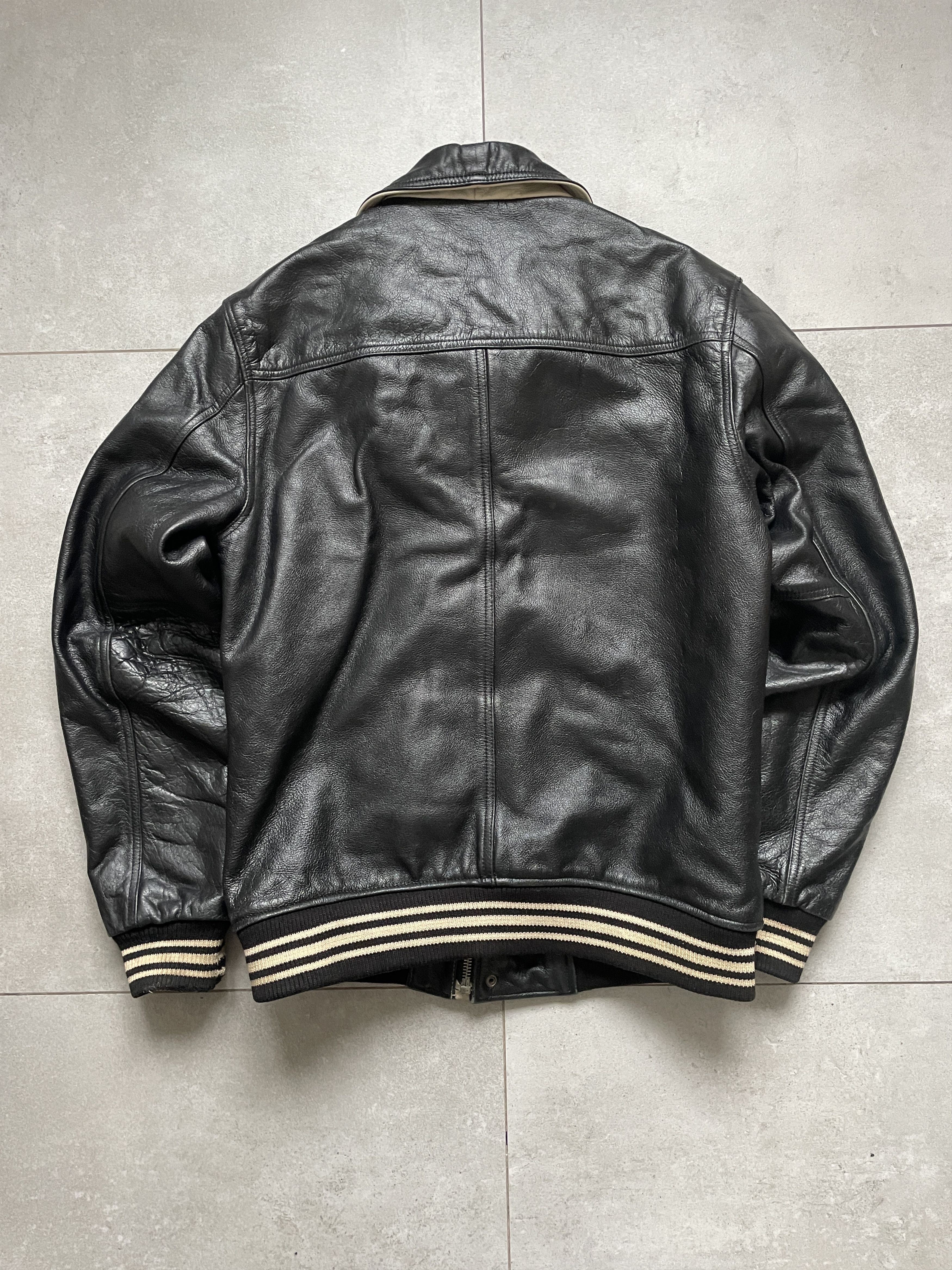Genuine Leather CORDON BERLIN COLLEGE LEATHER VARSITY BOMBER JACKET Size US M / EU 48-50 / 2 - 2 Thumbnail