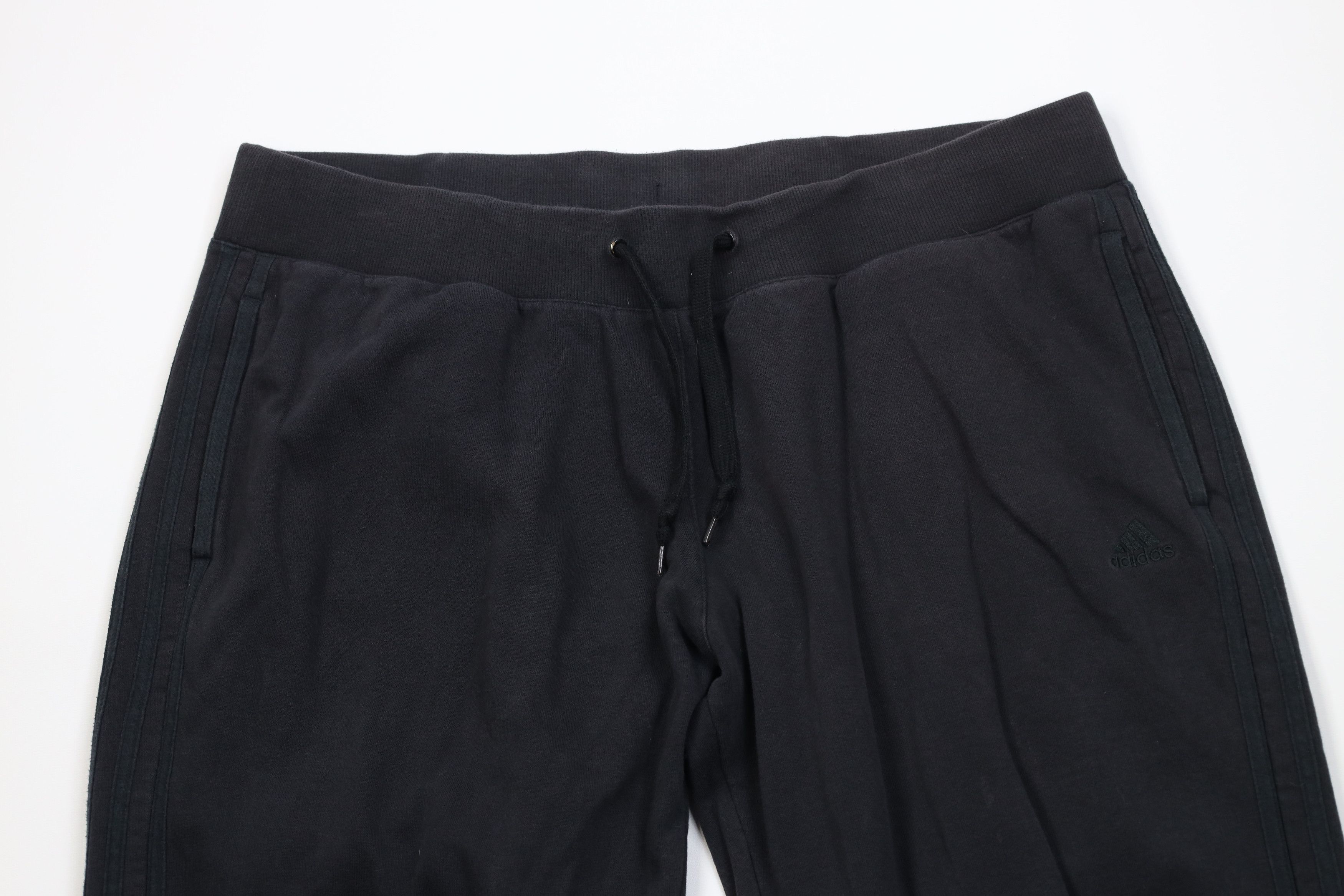 Adidas Vintage Y2K Adidas Babydoll Wide Leg Sweatpants Pants Black Size 38" / US 16 / IT 52 - 2 Thumbnail