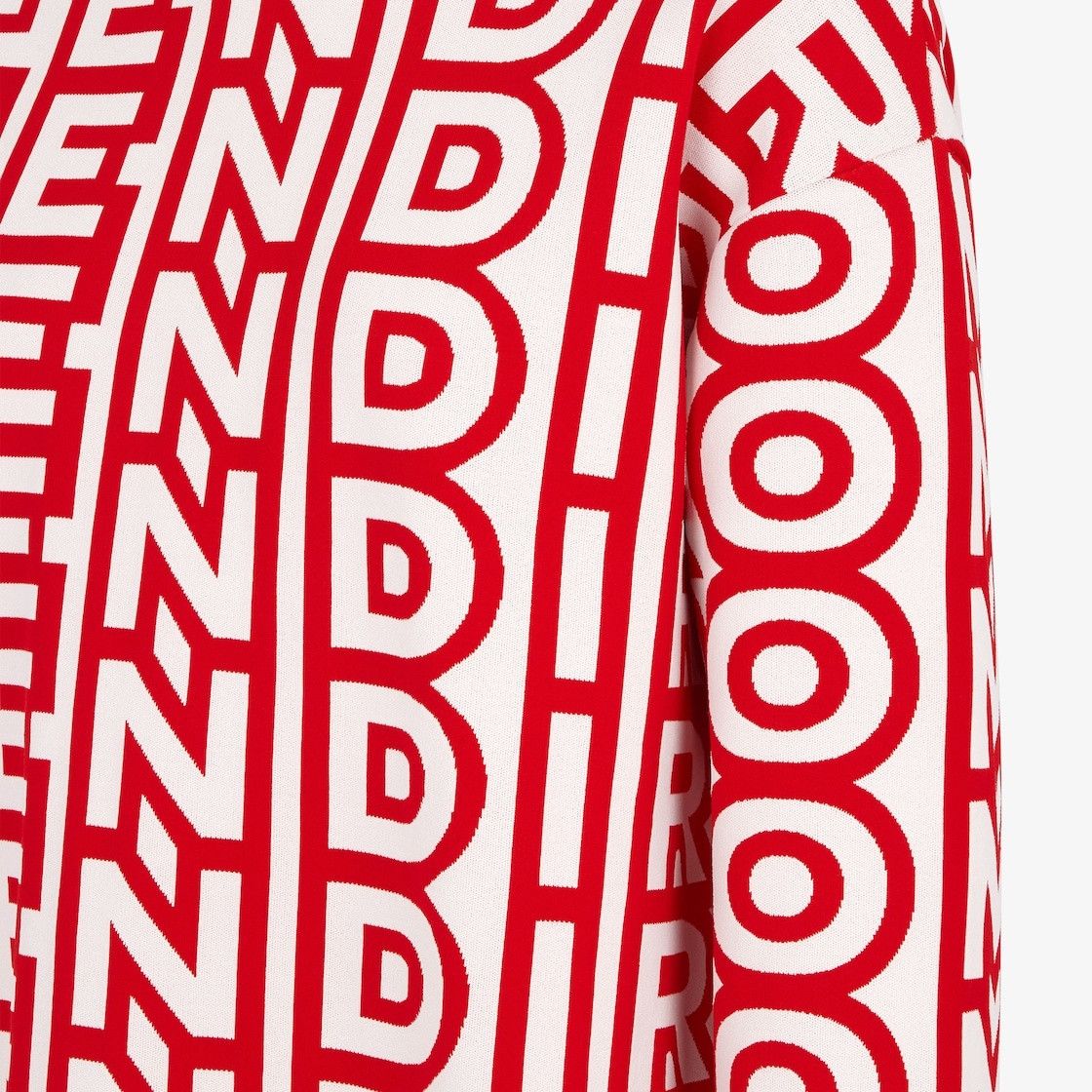 Fendi o1loc1c0824 Pullover in Red/White Size M / US 6-8 / IT 42-44 - 3 Thumbnail