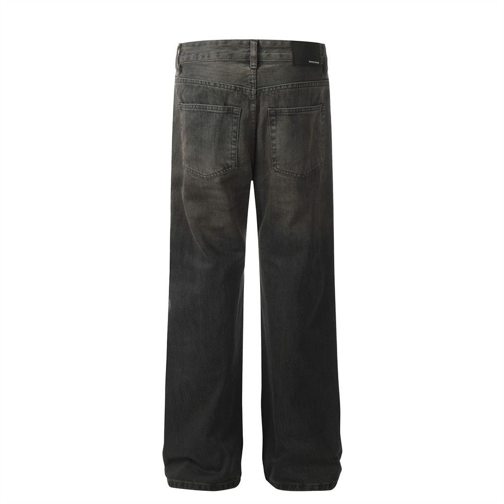 Japanese Brand × Jean Street style distressed men's straight jeans Size US 32 / EU 48 - 3 Thumbnail