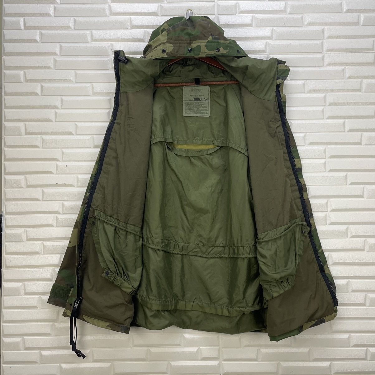 Other Vintage Army Long Parka Camouflage Jacket Size US L / EU 52-54 / 3 - 4 Thumbnail
