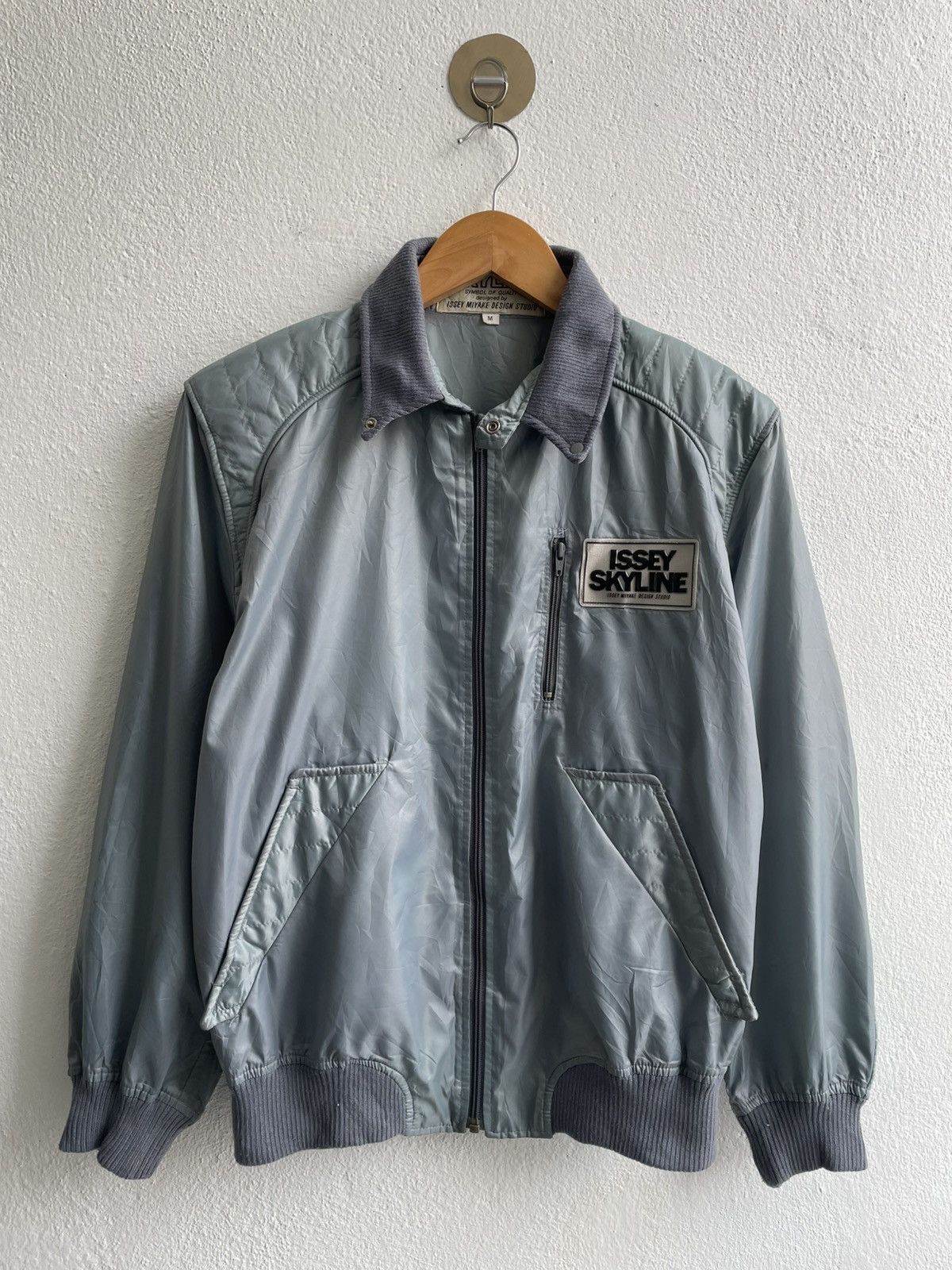 Issey Miyake Vintage 1980's Issey Skyline Bomber Jacket Size US M / EU 48-50 / 2 - 1 Thumbnail