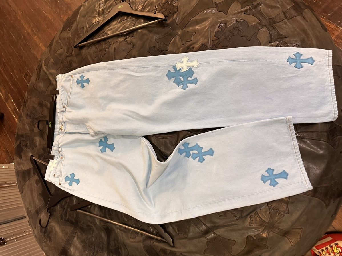 Chrome Hearts CHROME HEARTS DRAKE BABYBLUE LEVI CROSS JEANS XXXL 38 40 Size US 38 / EU 54 - 13 Thumbnail
