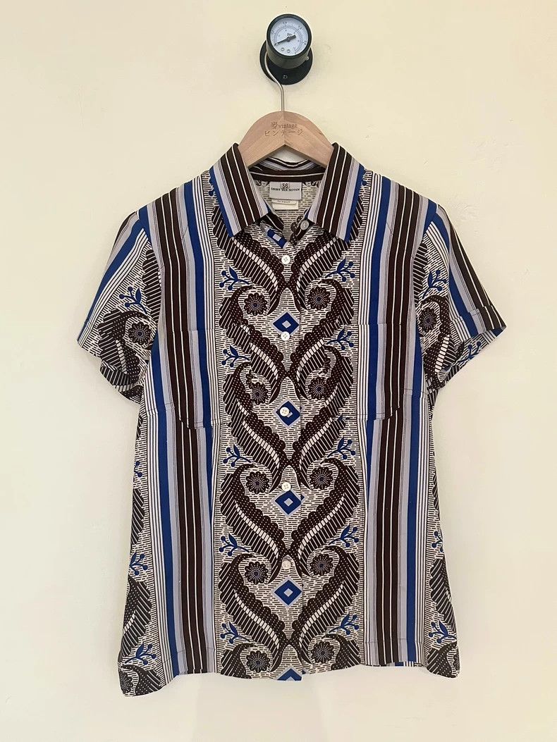 Dries Van Noten Dries Van Noten Silk Embroidered Shirt - dmc Size US M / EU 48-50 / 2 - 1 Thumbnail