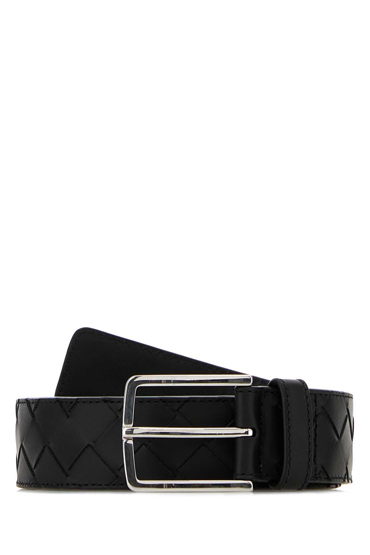 Bottega Veneta Black Leather Belt Size ONE SIZE - 1 Thumbnail