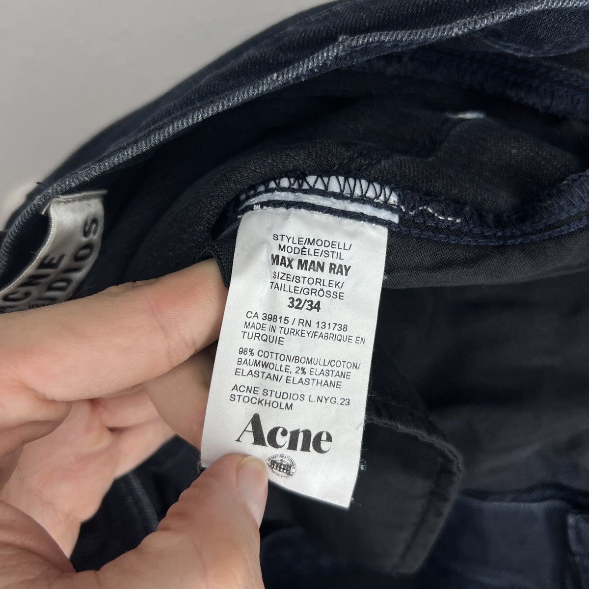 Acne Studios Vintage acne studios jeans denim trousers pants slim Size US 32 / EU 48 - 8 Thumbnail