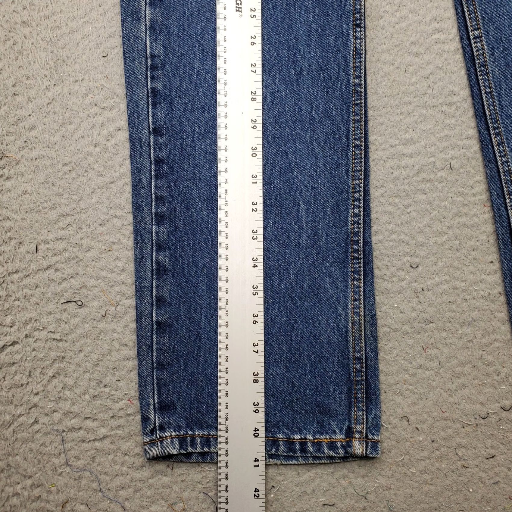 Levi's Levi's 505 Straight Jeans Mens Size 32 Blue 5-Pocket Design Denim 100% Cotton Regular Fit Streetwear Blue Tab Vintage Streetwear Mens Size US 32 / EU 48 - 3 Thumbnail
