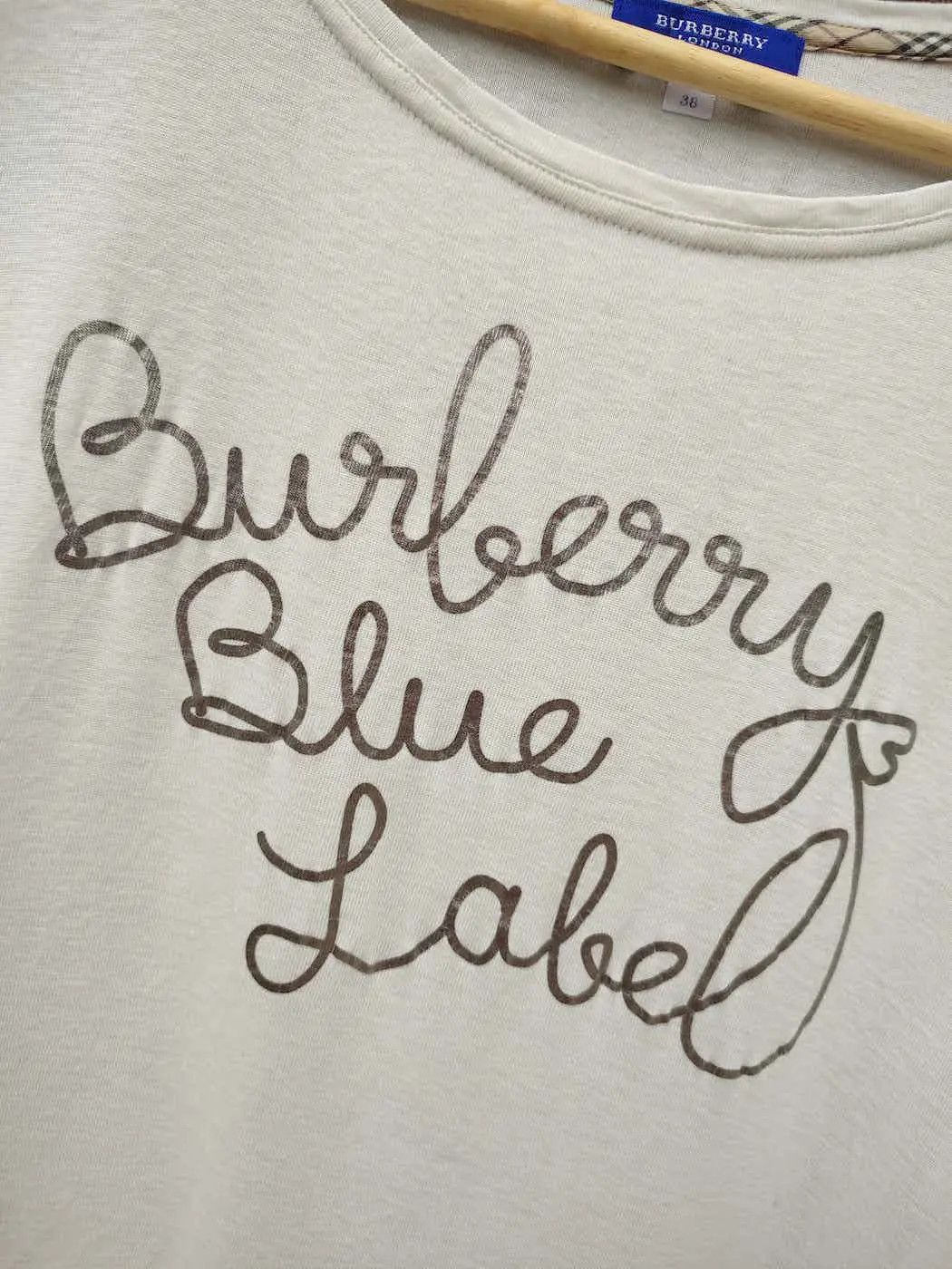 Burberry × Designer 🔥STEAL🔥Burberry London Blue Label Oversize Tee Size S / US 4 / IT 40 - 6 Thumbnail