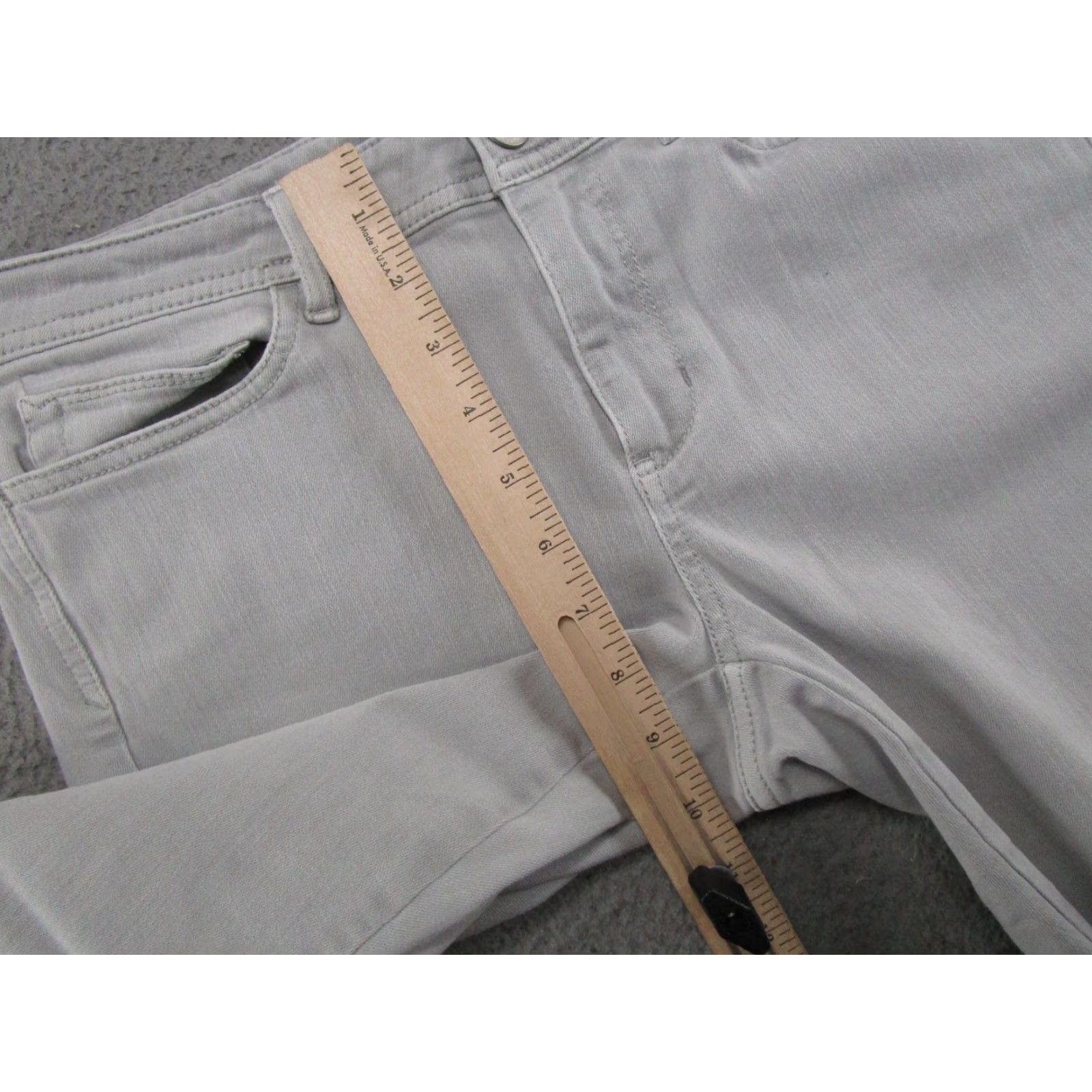 J. Jill J Jill Denim Slim Ankle Jeans Women's Size 6 Gray Cotton Blend Stretch Pocket 5-Pocket Design Denim Jeans Size 28" / US 6 / IT 42 - 7 Thumbnail