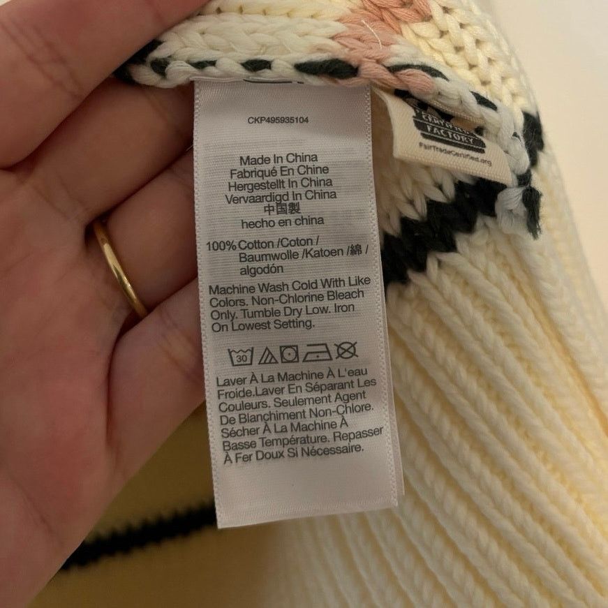 Madewell NWT Madewell Cotton Crewneck Sweater in Stripe Size S Size S / US 4 / IT 40 - 5 Thumbnail