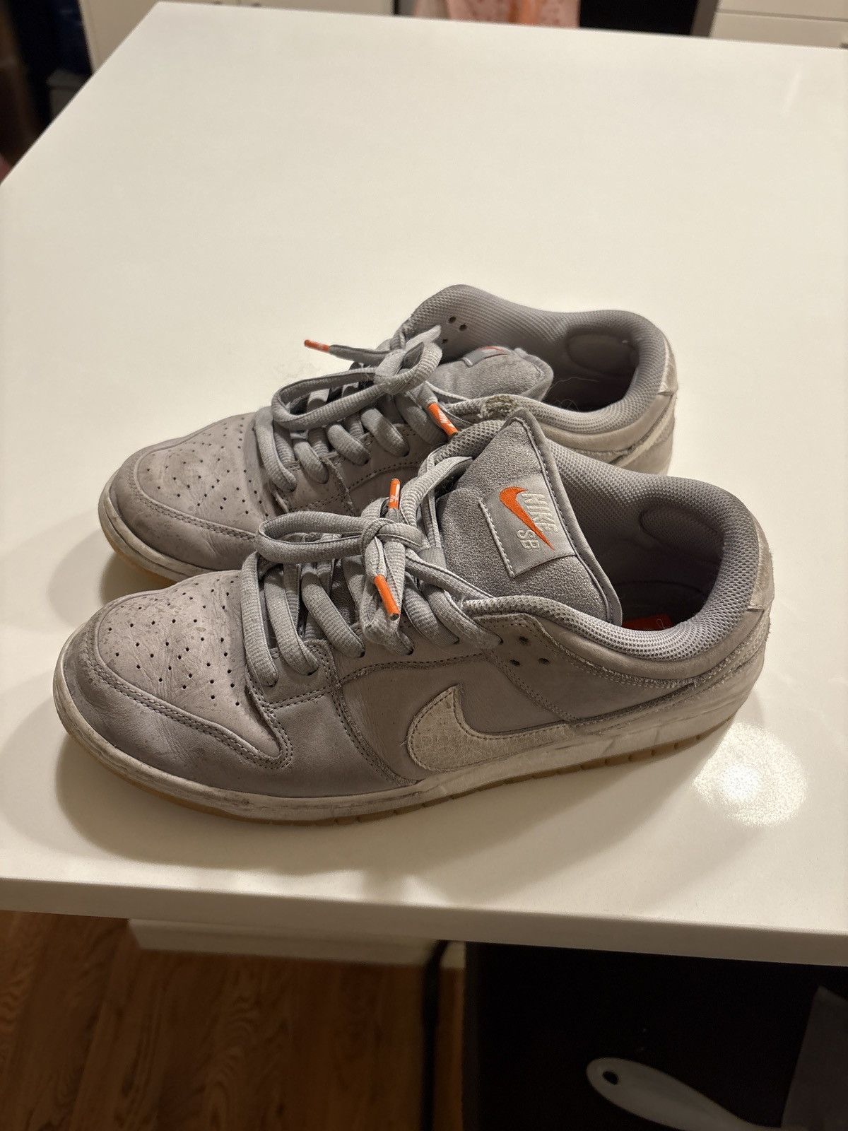 Nike SB Nike SB Wolf Grey Dunks No Box Size US 11 / EU 44 - 1 Thumbnail