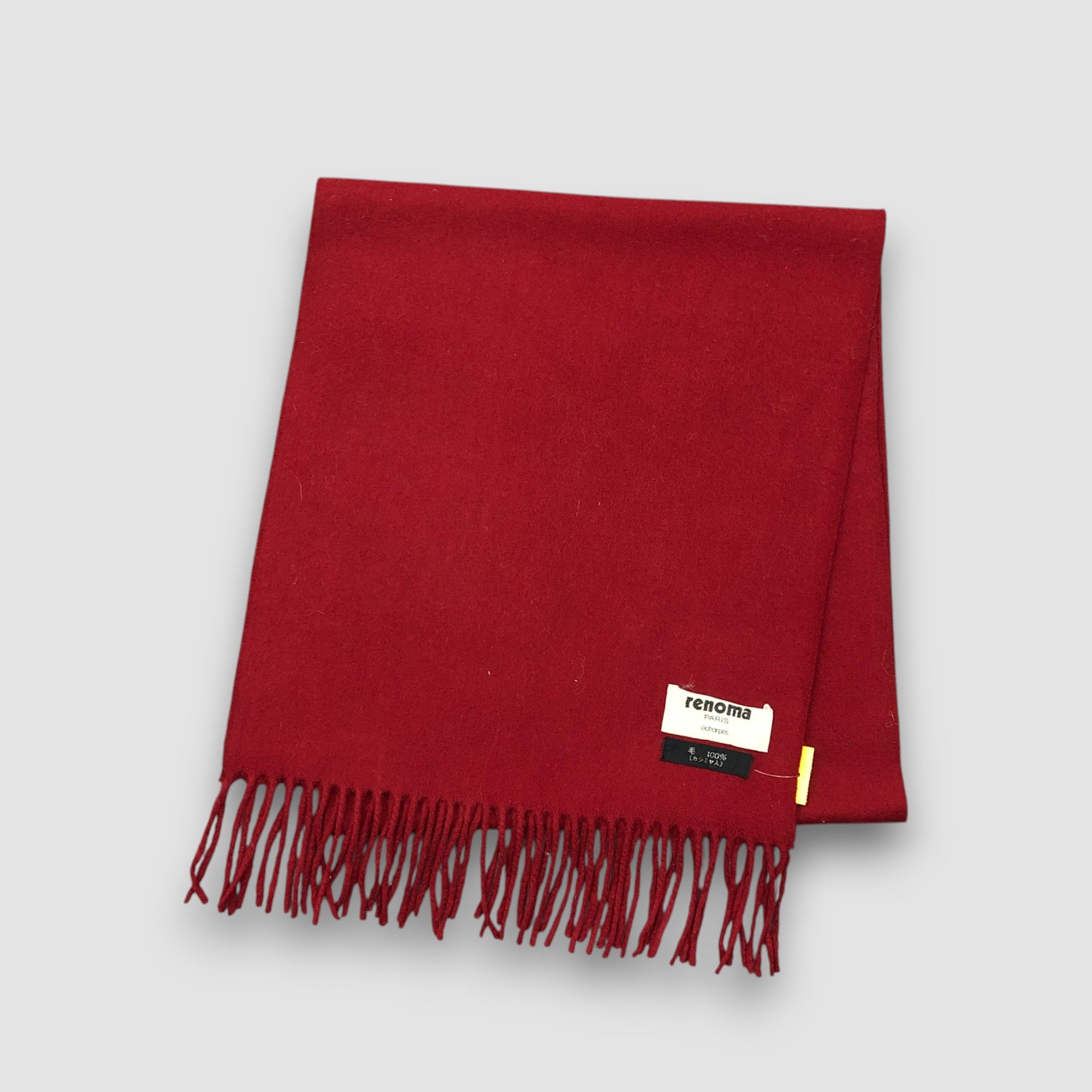 Renoma Vintage Renoma Scarf Muffler Wool Cashmere Scarves Size ONE SIZE - 3 Thumbnail