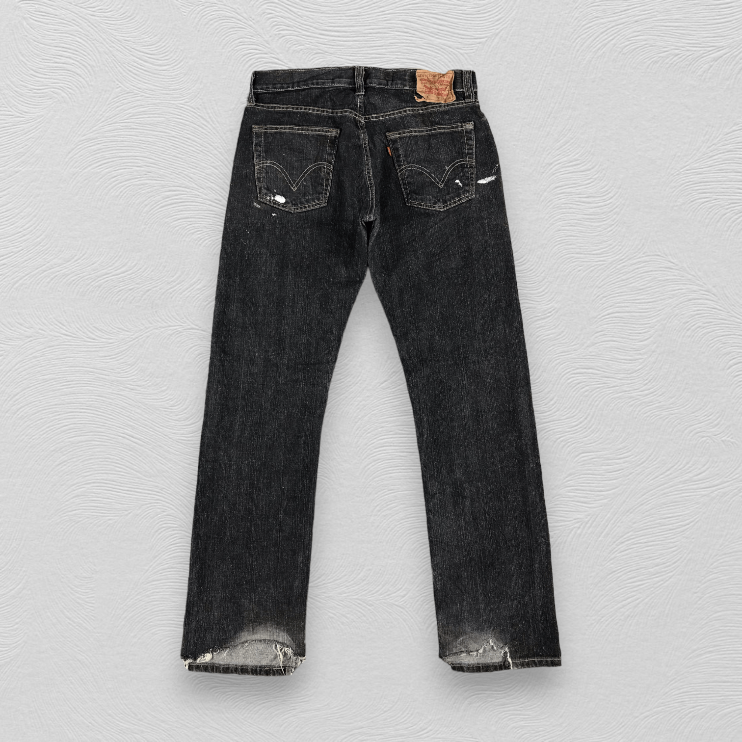 Levi's Vintage Levis 514 Jeans Faded Black Denim KJ1114 Size US 32 / EU 48 - 2 Thumbnail