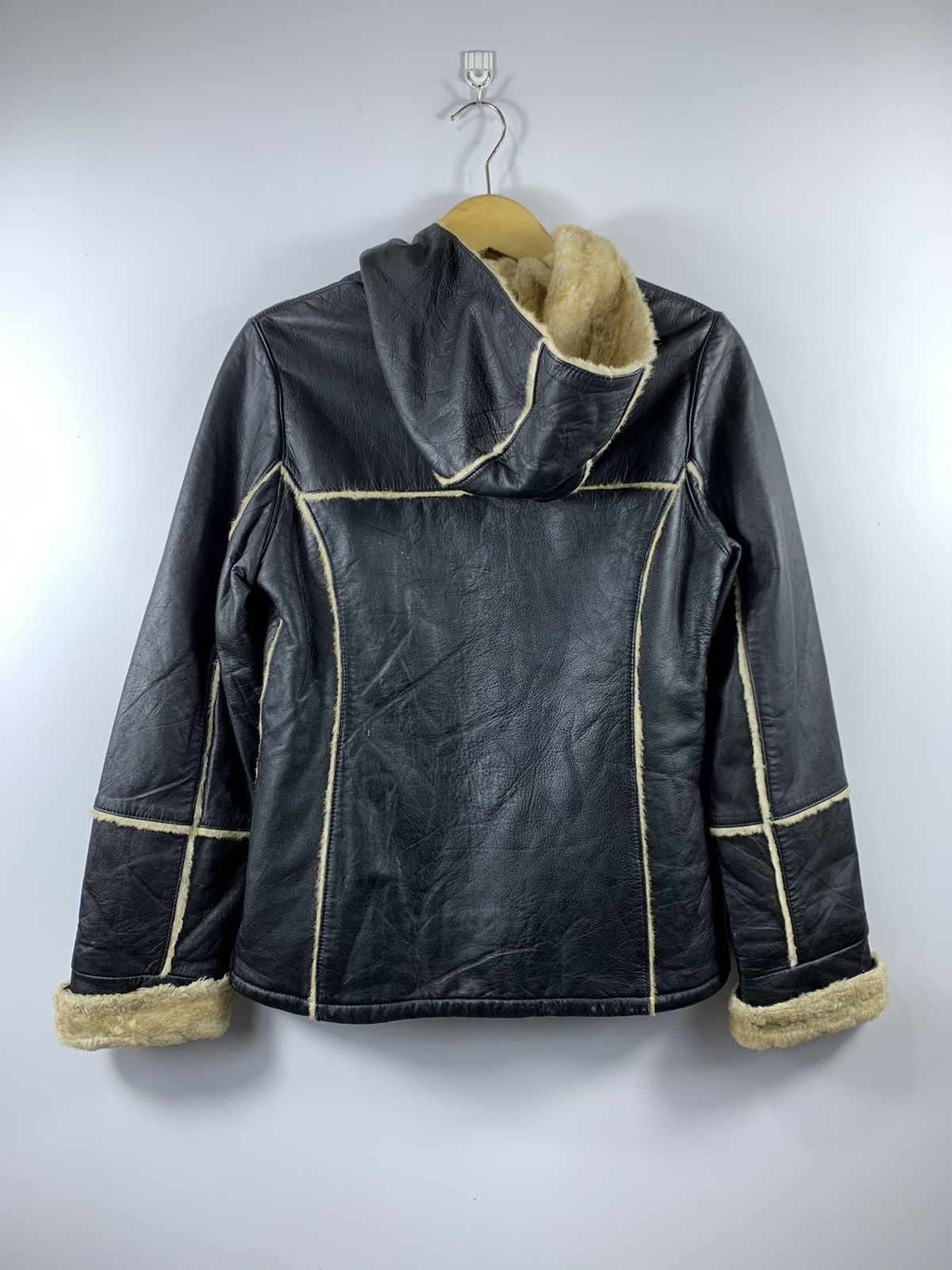 If Six Was Nine Faux Fur Leather Jacket Hoodie Ifsixwasnine Lgb Size US S / EU 44-46 / 1 - 2 Thumbnail