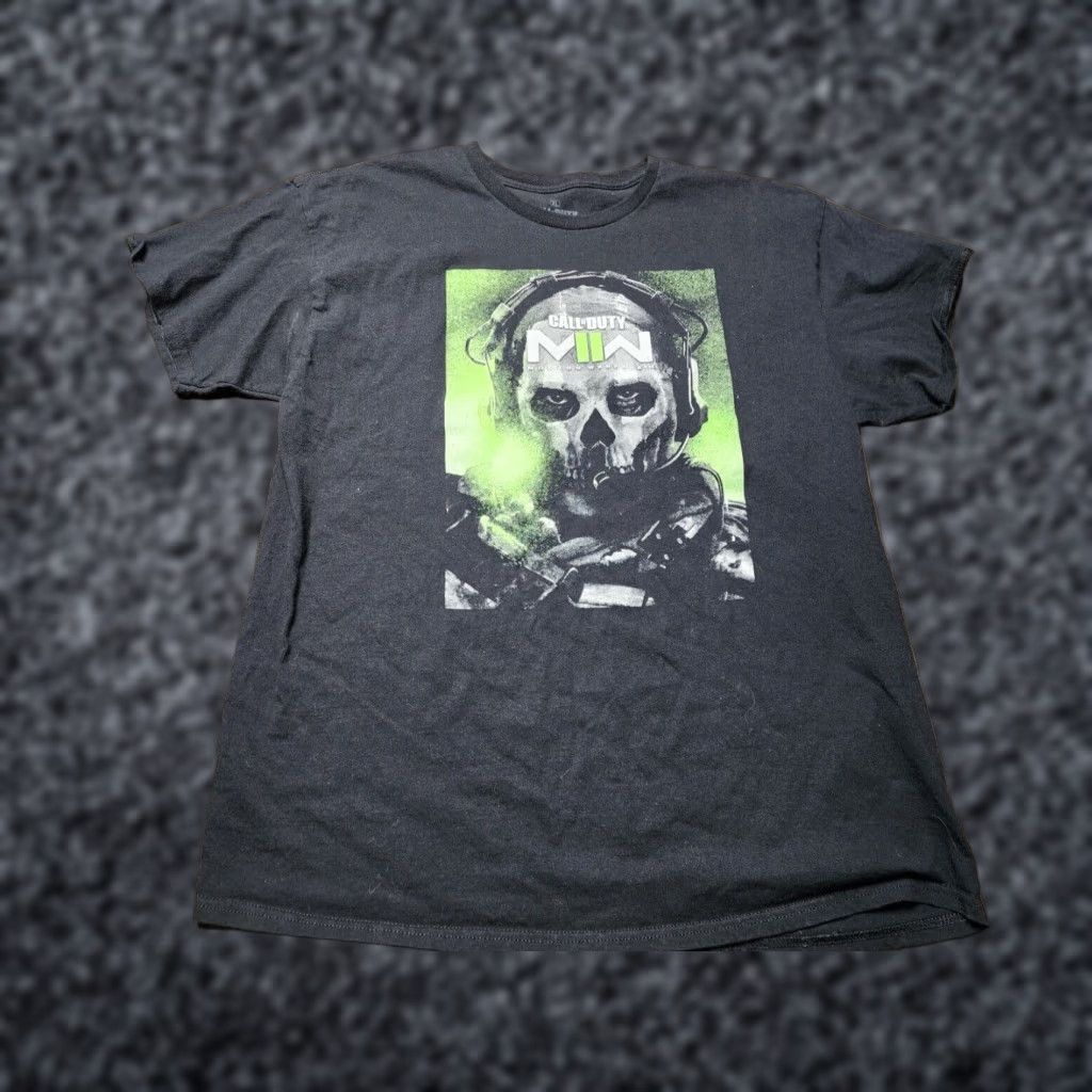 Vintage Black Mens XL Call of Duty Modern Warfare 2 Short Sleeve T-Shirt Size US XL / EU 56 / 4 - 1 Thumbnail