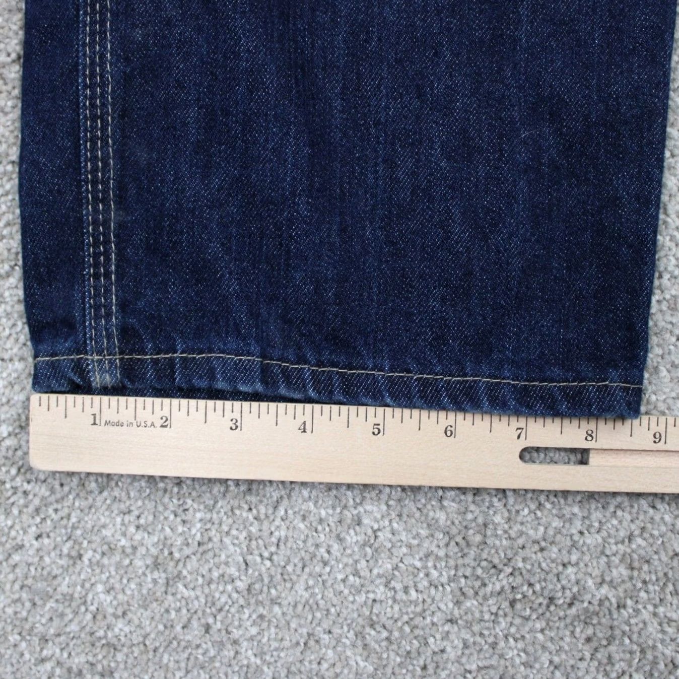 Vintage Tyndale FR Jeans Mens 35x34 Blue 5-Pocket Flame-Resistant Denim Workwear Jeans FRMC FLF 800 Flame Resistant Workwear Size US 35 - 5 Thumbnail