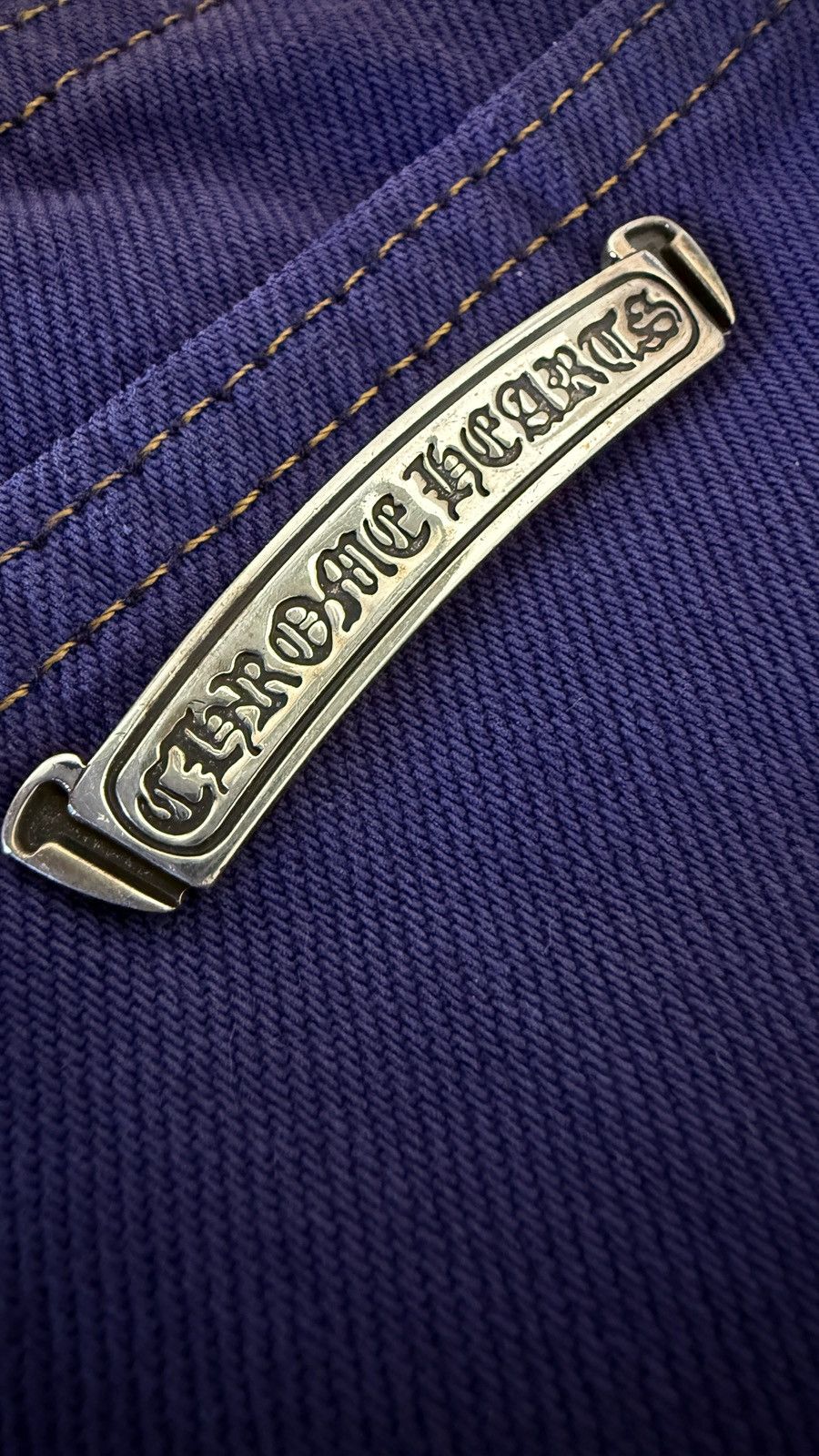 Chrome Hearts RARE! Chrome Hearts St. Barts Levis 501 purple jeans Size US 32 / EU 48 - 4 Thumbnail