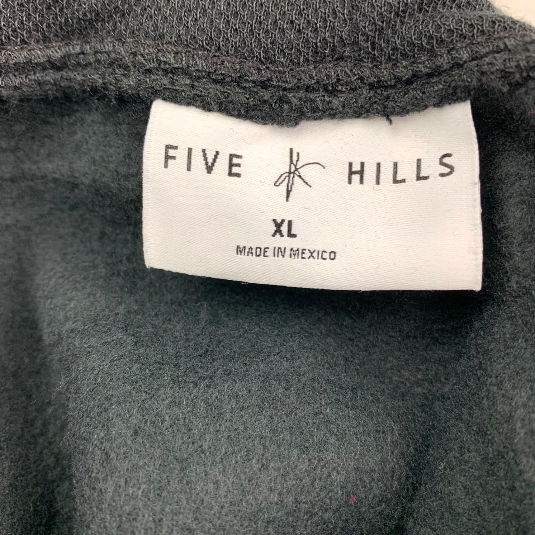 Five Hills Men's Hoodie Pullover Sweatshirt Black XL Birthday Duck Hooded Mens