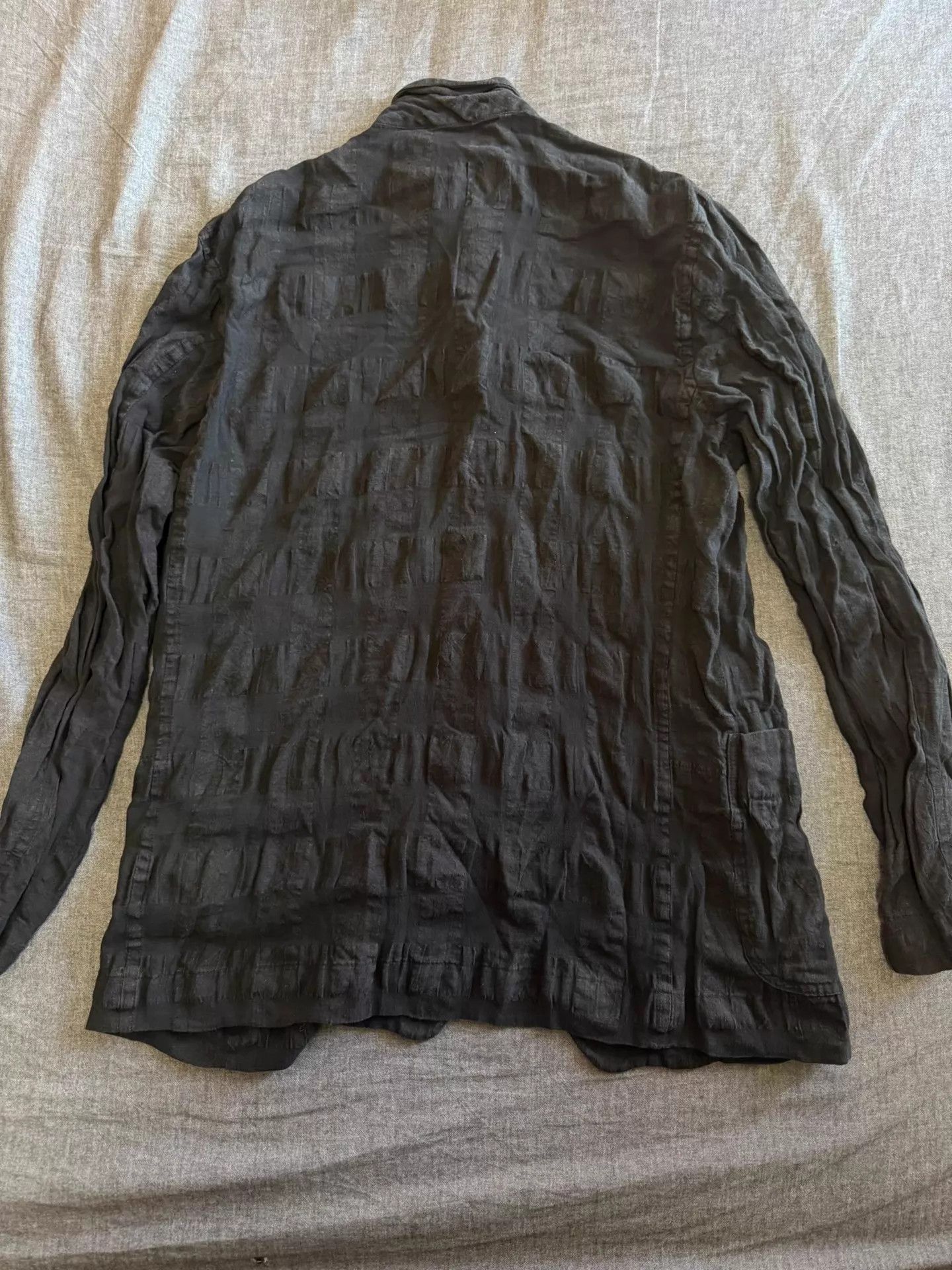 Issey Miyake Issey Miyake Men Pleated Jacket Size 1 Cotton Linen Lightweight SS Size US S / EU 44-46 / 1 - 2 Thumbnail