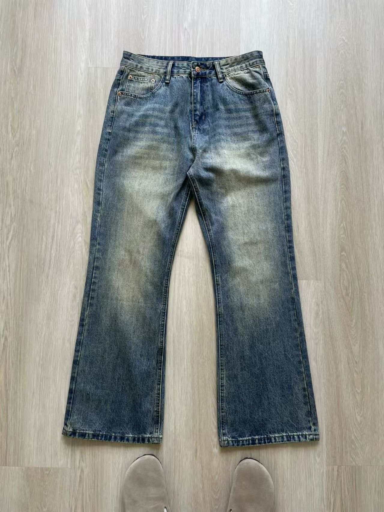 Japanese Brand × Vintage #03 Vintage Street Washed and Aged Micro Flare Jeans Size US 32 / EU 48 - 7 Thumbnail