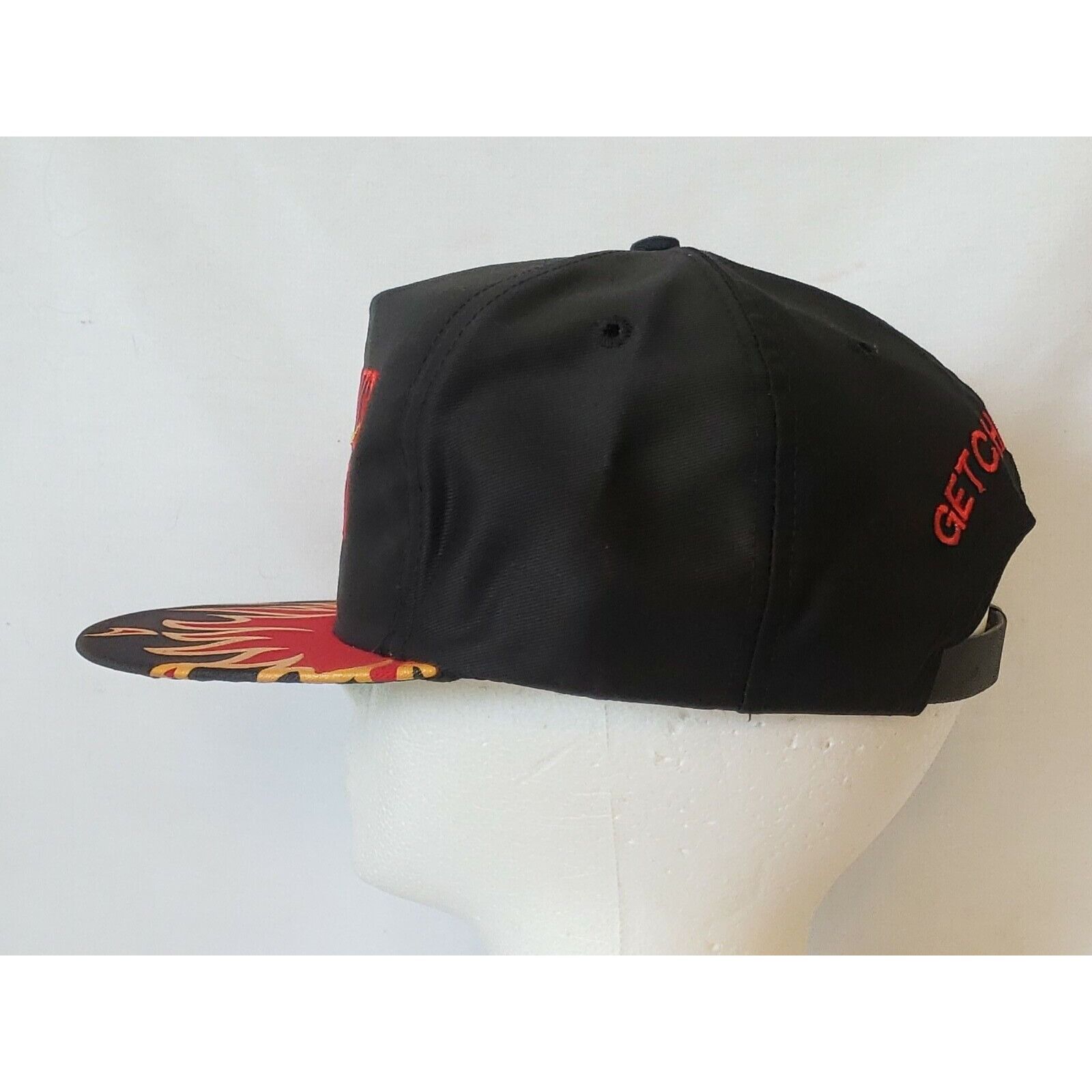 Vintage Brooks And Dunn Flaming 5 Panel Hat Getcha Some Vintage 90s Size ONE SIZE - 4 Thumbnail