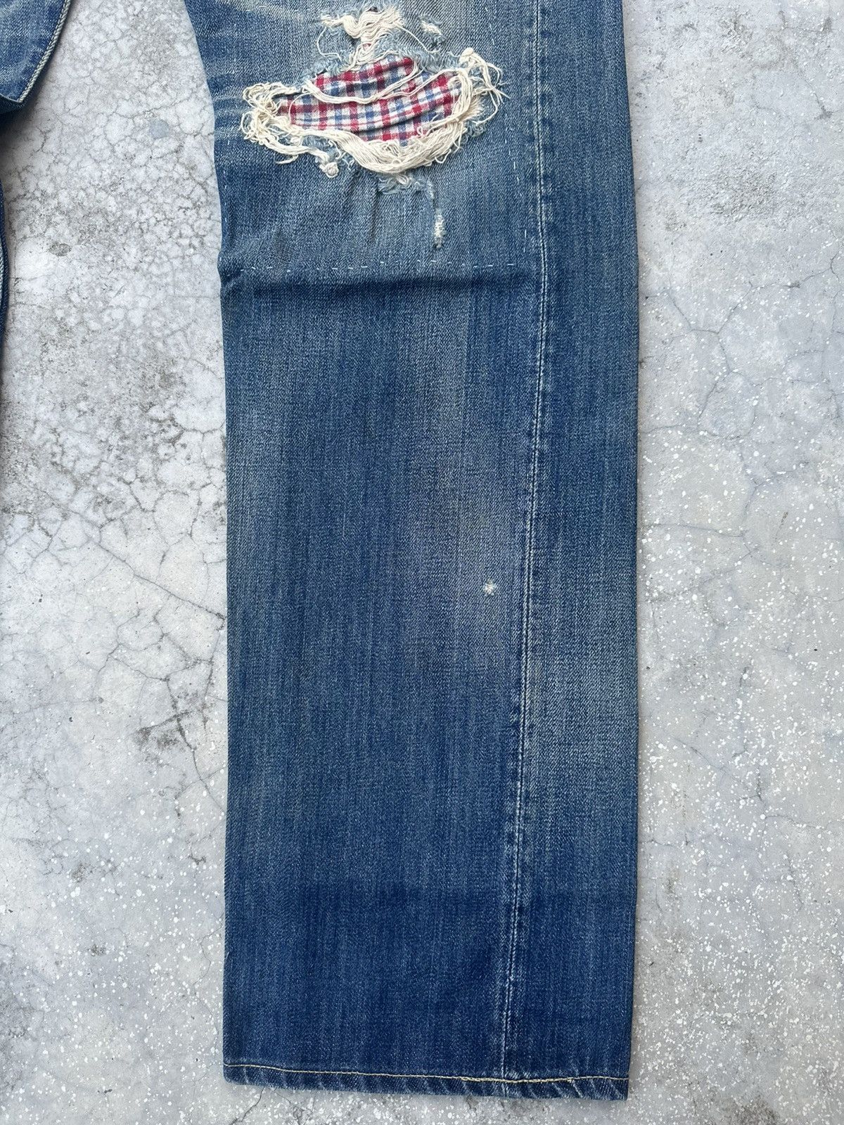 Levi's Vintage Levi's 501 Big E 1971 Distressed Jeans Size US 34 / EU 50 - 11 Thumbnail