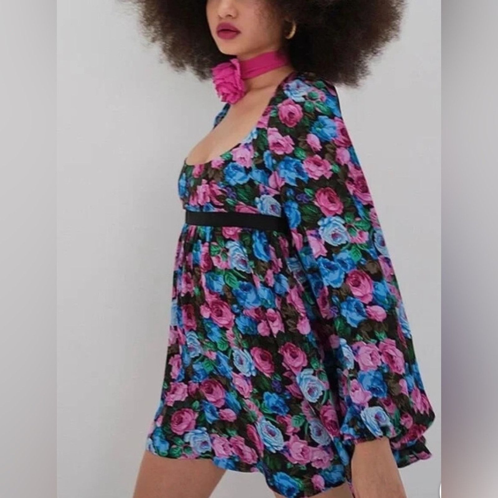 For Love & Lemons NWT For Love & Lemons $250 Floral Multicolor Dress Size S Size S / US 4 / IT 40 - 3 Thumbnail