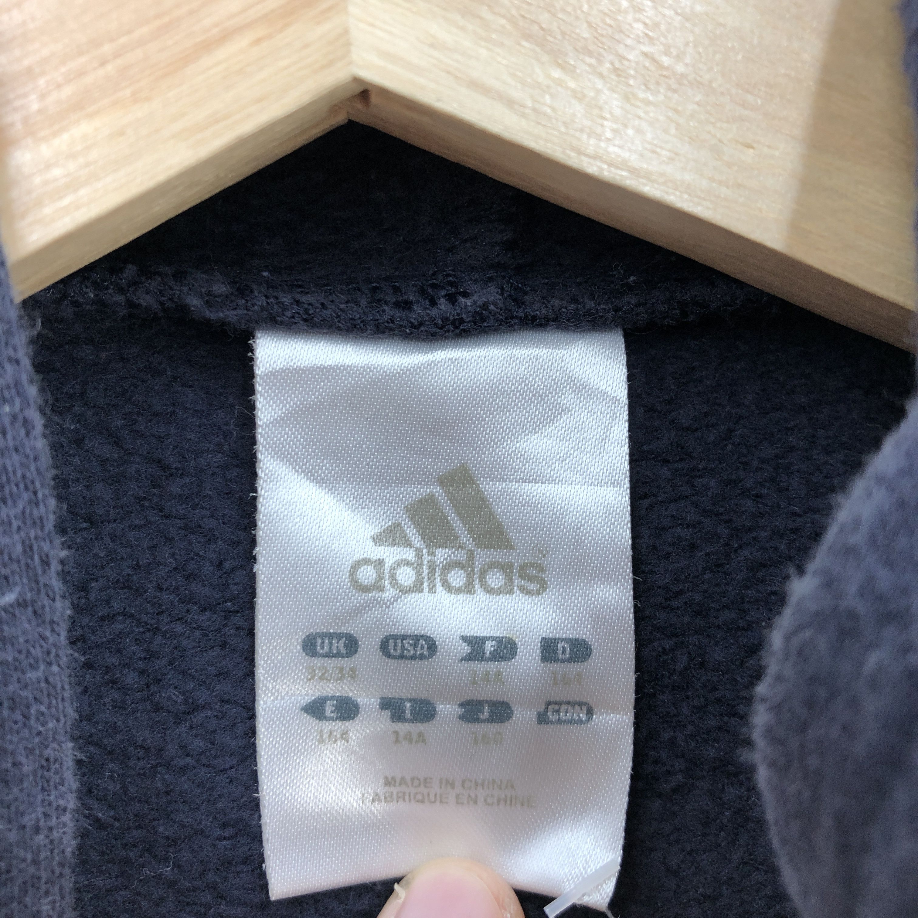 Adidas Vintage Y2K Adidas Hoodie Sweater Adidas Zipper Sweatshirt Size US S / EU 44-46 / 1 - 7 Thumbnail