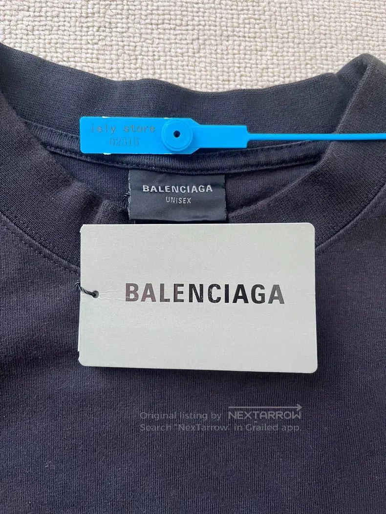 Balenciaga Balenciaga Alphabet Print Round Neck Short Sleeve T-Shirt Size US S / EU 44-46 / 1 - 4 Thumbnail
