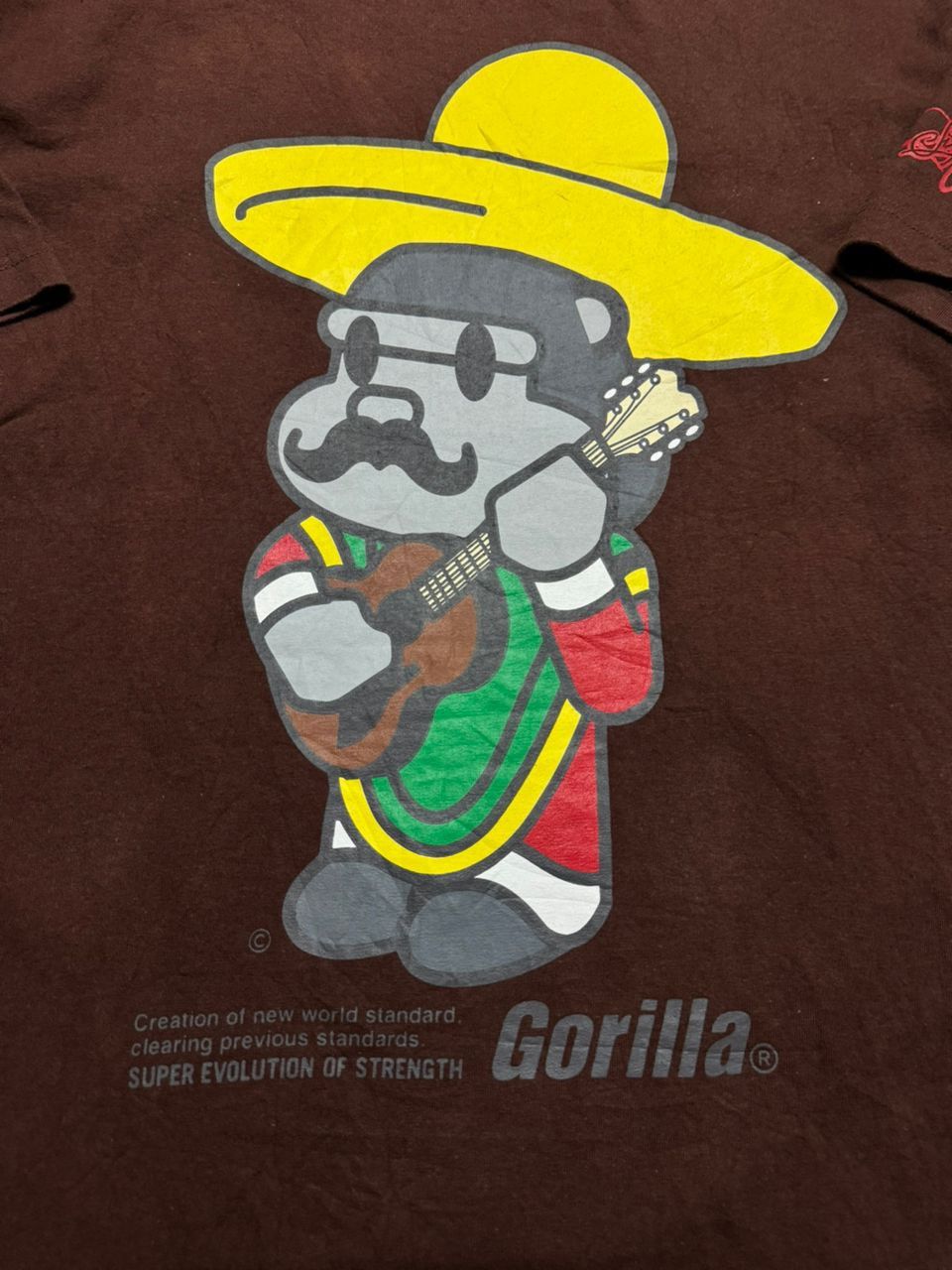 Vintage VINTAGE 2000s GORILLA DUAL PRINT BOB MARLEY PARODY Size US M / EU 48-50 / 2 - 5 Thumbnail