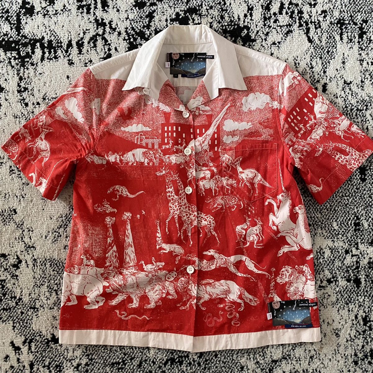Prada FW16 Runway Banquet Thieves Christophe Chemin Shirt | Grailed