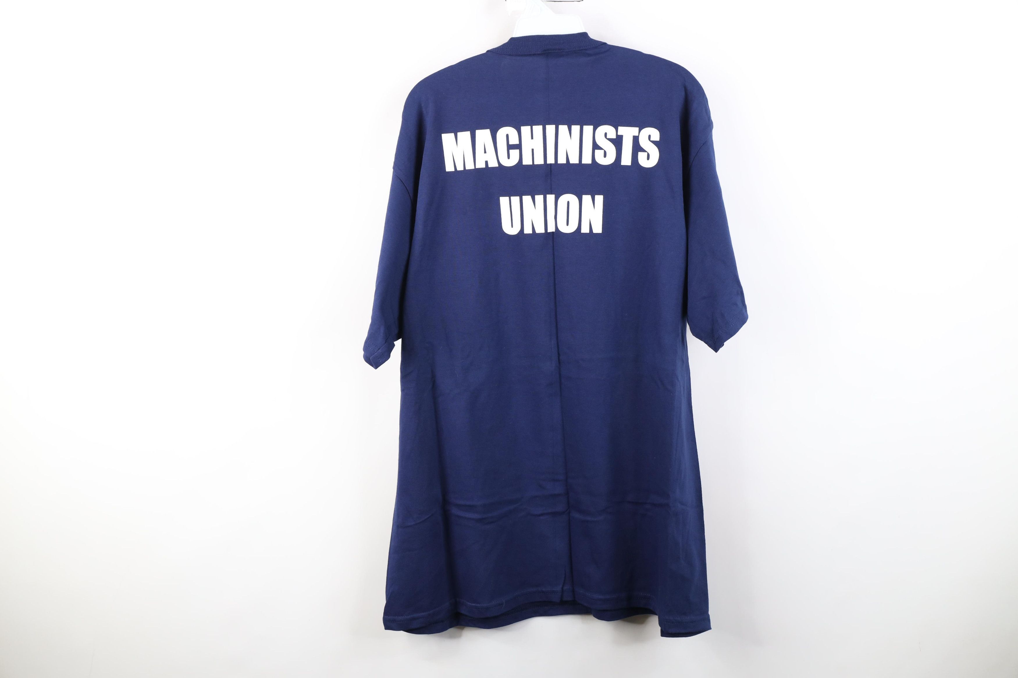 Vintage Deadstock Vintage 90s IAM Machinist Aerospace Union T-Shirt Size US XL / EU 56 / 4 - 10 Thumbnail
