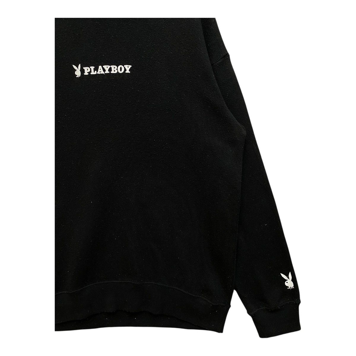Playboy Playboy Sweatshirt Spellout Light Cotton Crewneck Size L Size US L / EU 52-54 / 3 - 3 Thumbnail