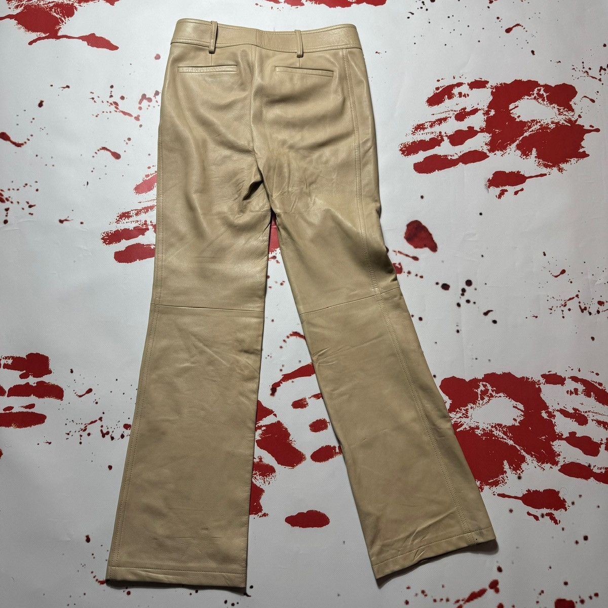 Gucci vintage leather pants gucci very rare double knee Size 26" / US 2 / IT 38 - 10 Thumbnail