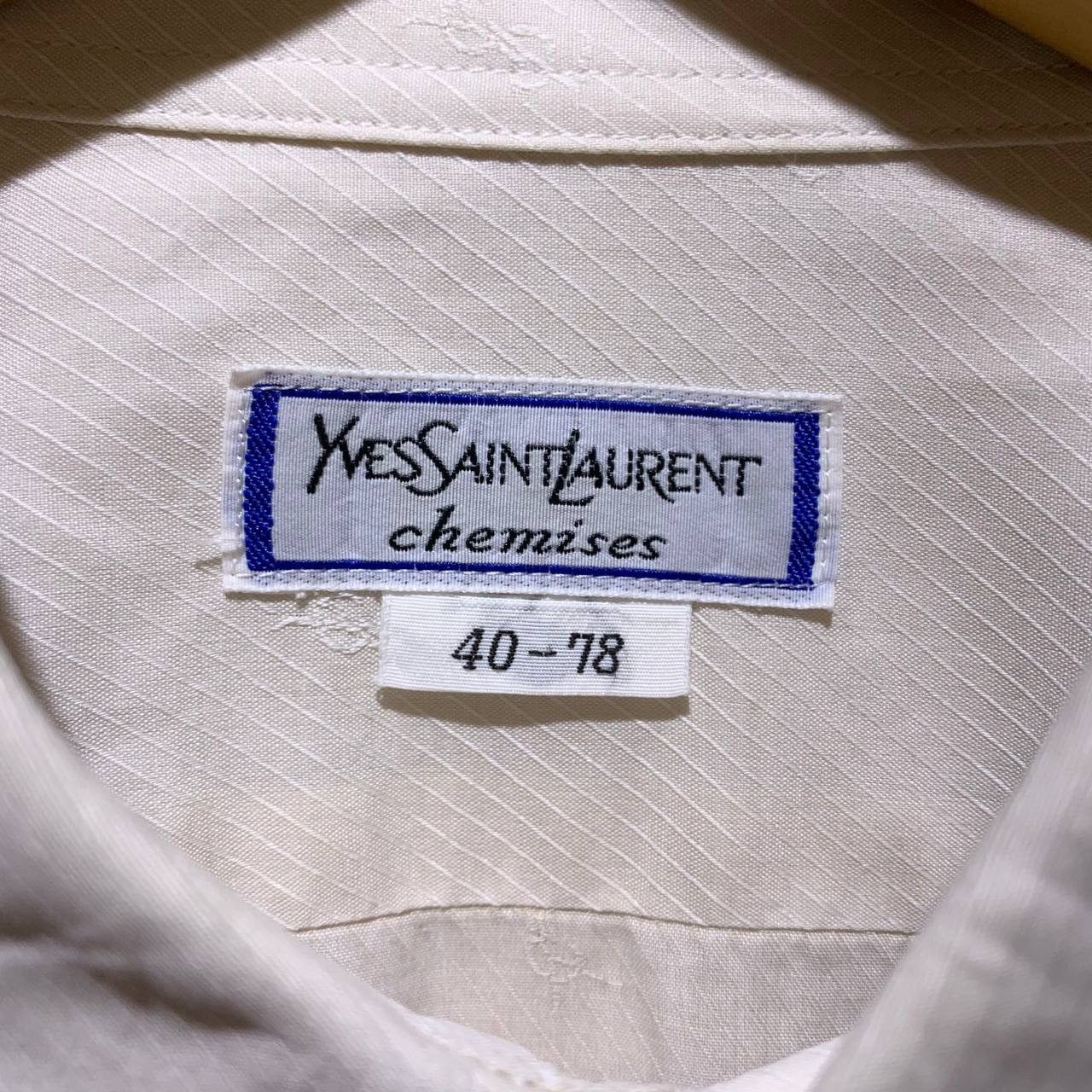 Yves Saint Laurent Yves Saint Laurent YSL Monogram Formal Button Up Shirts Size US M / EU 48-50 / 2 - 9 Thumbnail