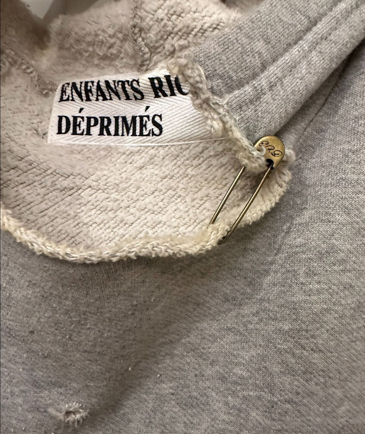 Enfants Riches Deprimes 17fw henry hand-painted pin patch sweater Size US XL / EU 56 / 4 - 2 Thumbnail