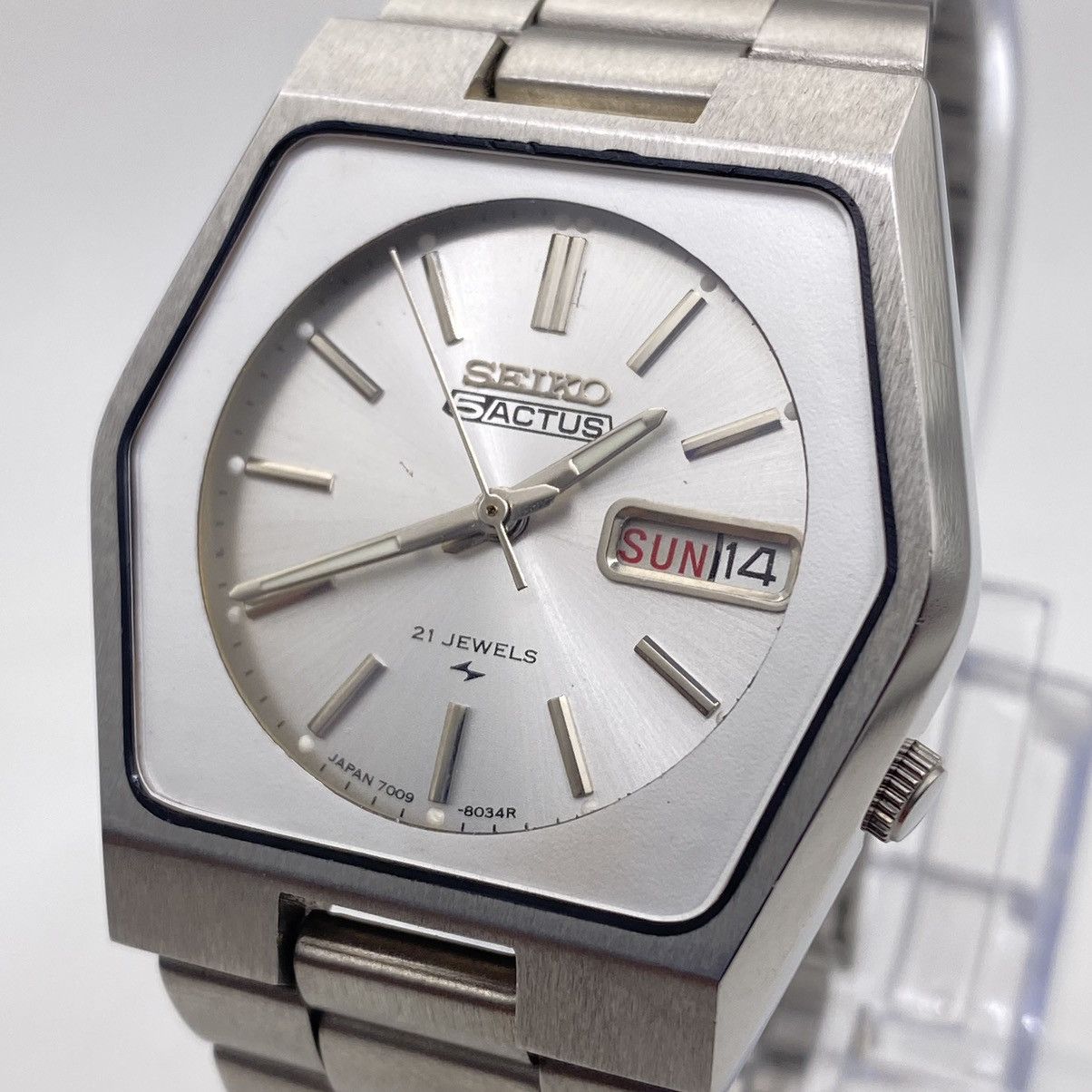 Seiko Seiko 5 Automatic Silver Dial Men’s Wristwatch 38mm Watch Size 38 - 2 Thumbnail