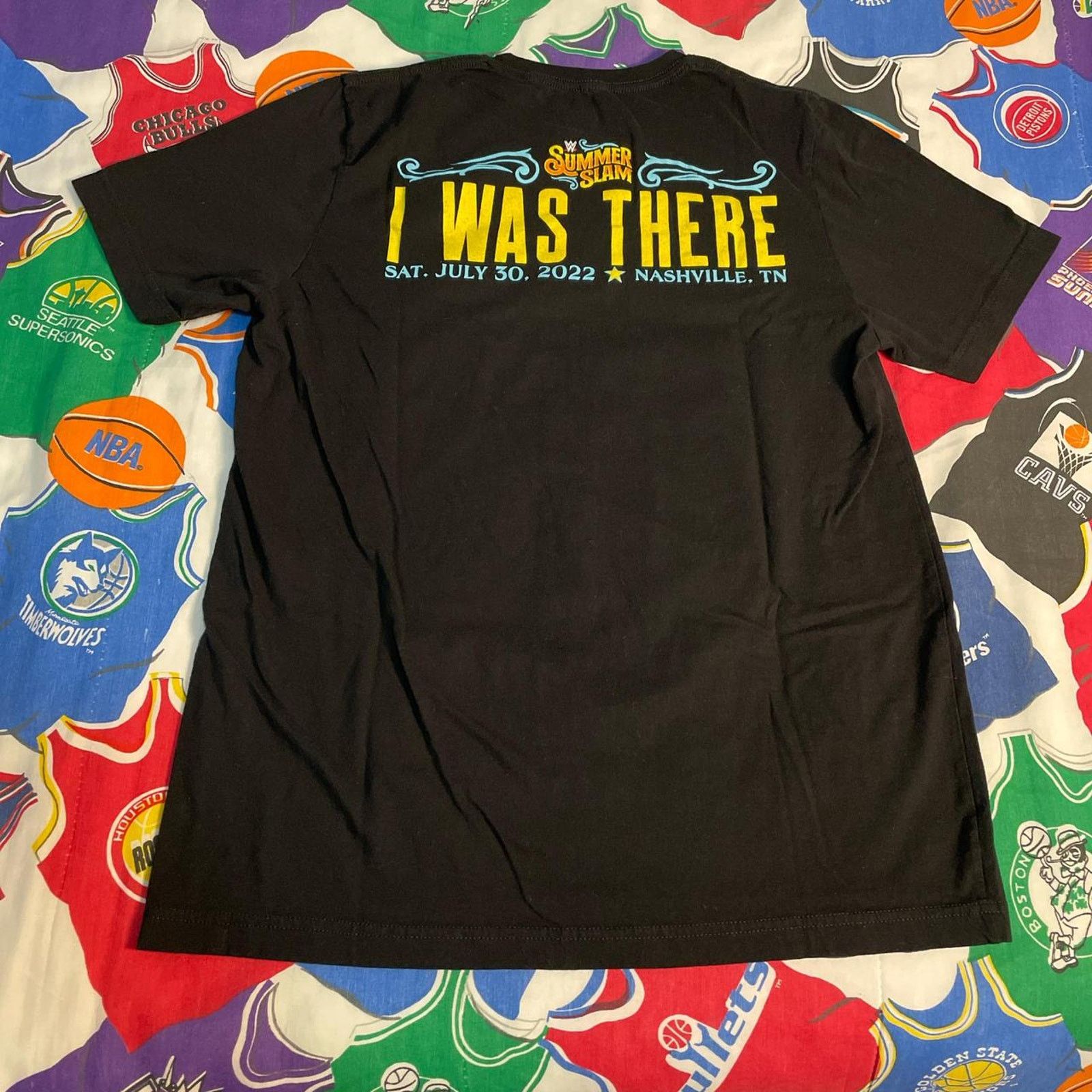 WWE 2022 WWE Summer Slam I Was There Merch Wrestling Tee Size US L / EU 52-54 / 3 - 2 Thumbnail