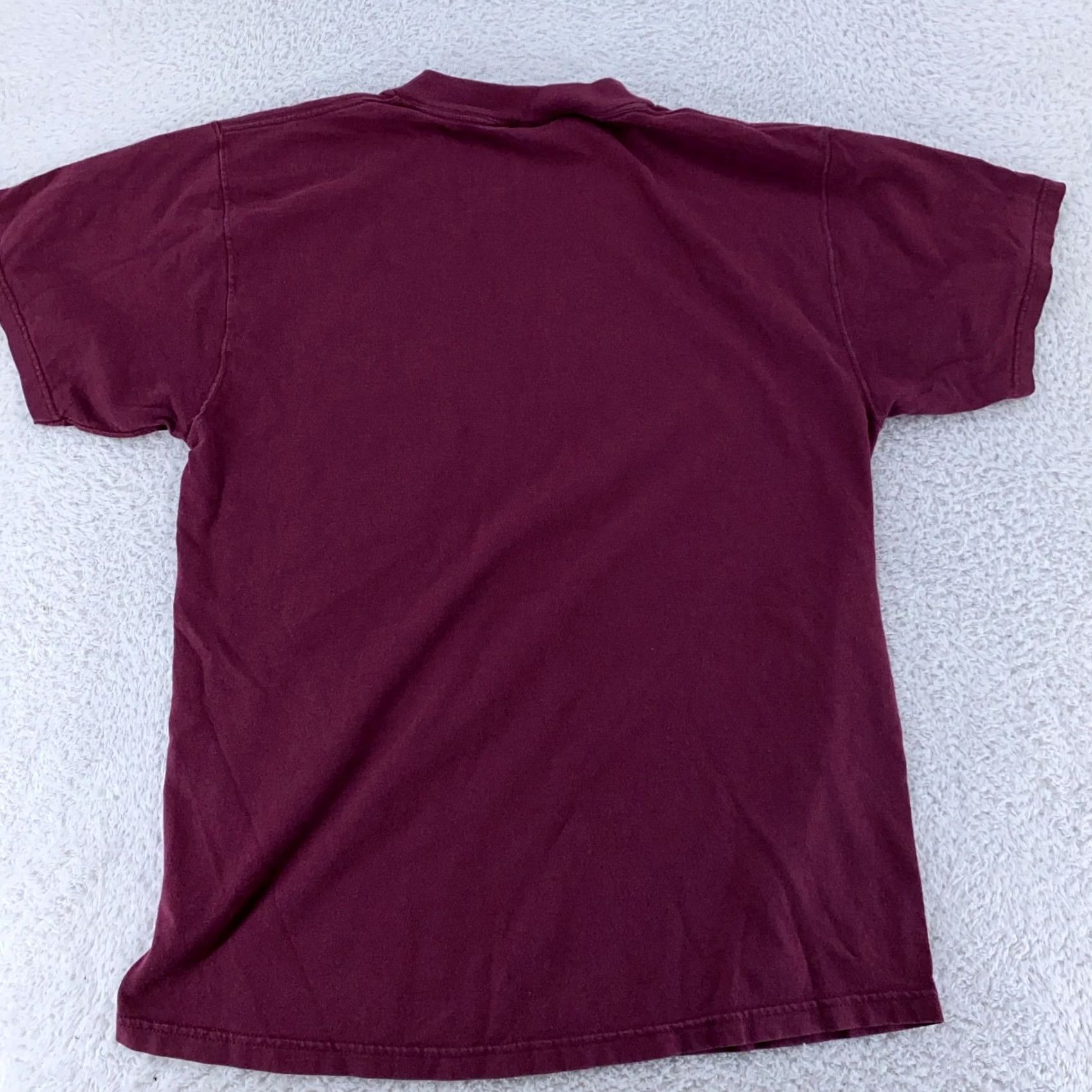 Vintage VINTAGE Discus Athletic Shirt Mens Medium Pocket Tee 90s Classic Basic Red Cotton Crew Neck Short Sleeve Pockets Mens Vintage Unique Size US M / EU 48-50 / 2 - 6 Thumbnail