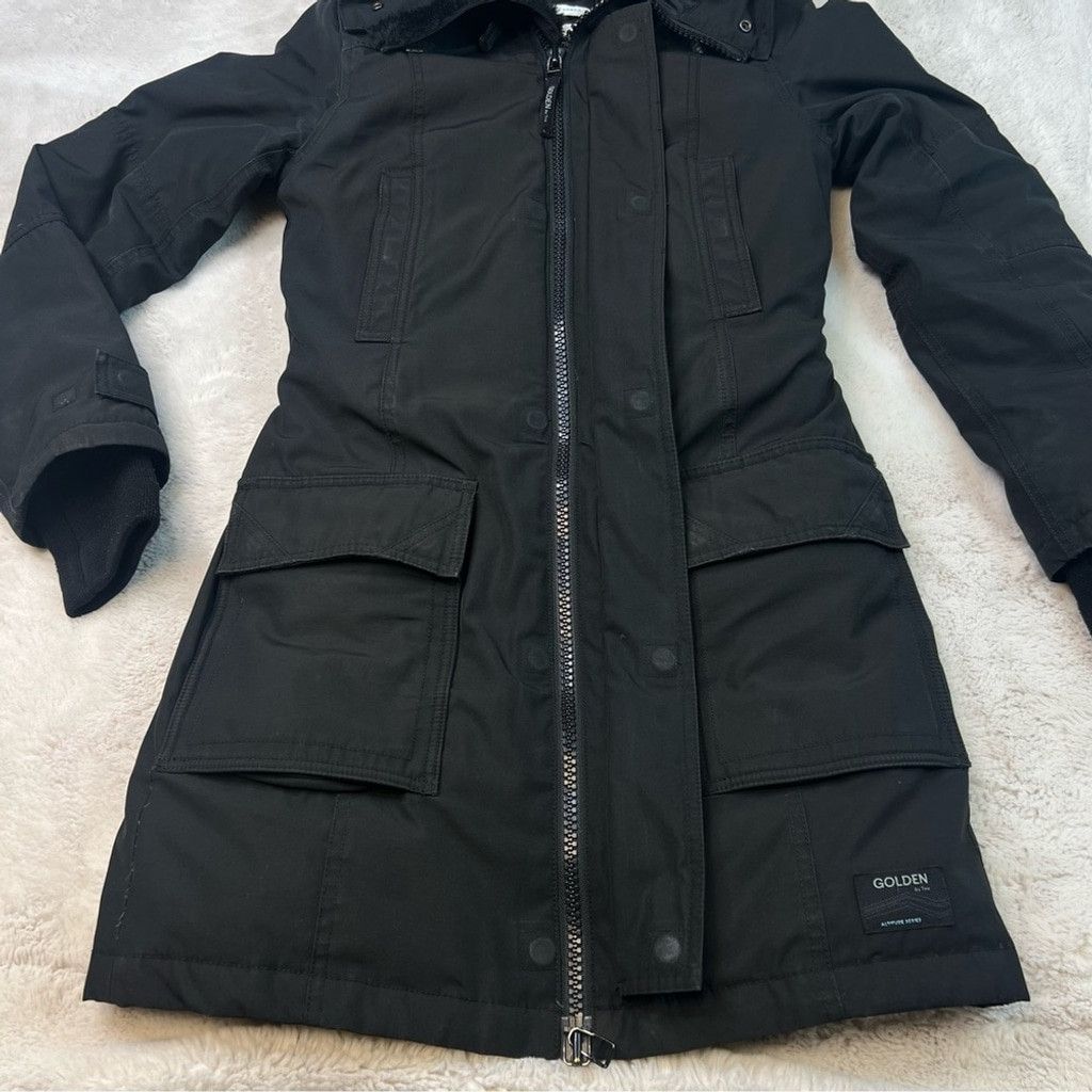 TNA TNA Down Filled Hooded Winter Jacket Bancroft Parka Sz Small Size S / US 4 / IT 40 - 3 Thumbnail