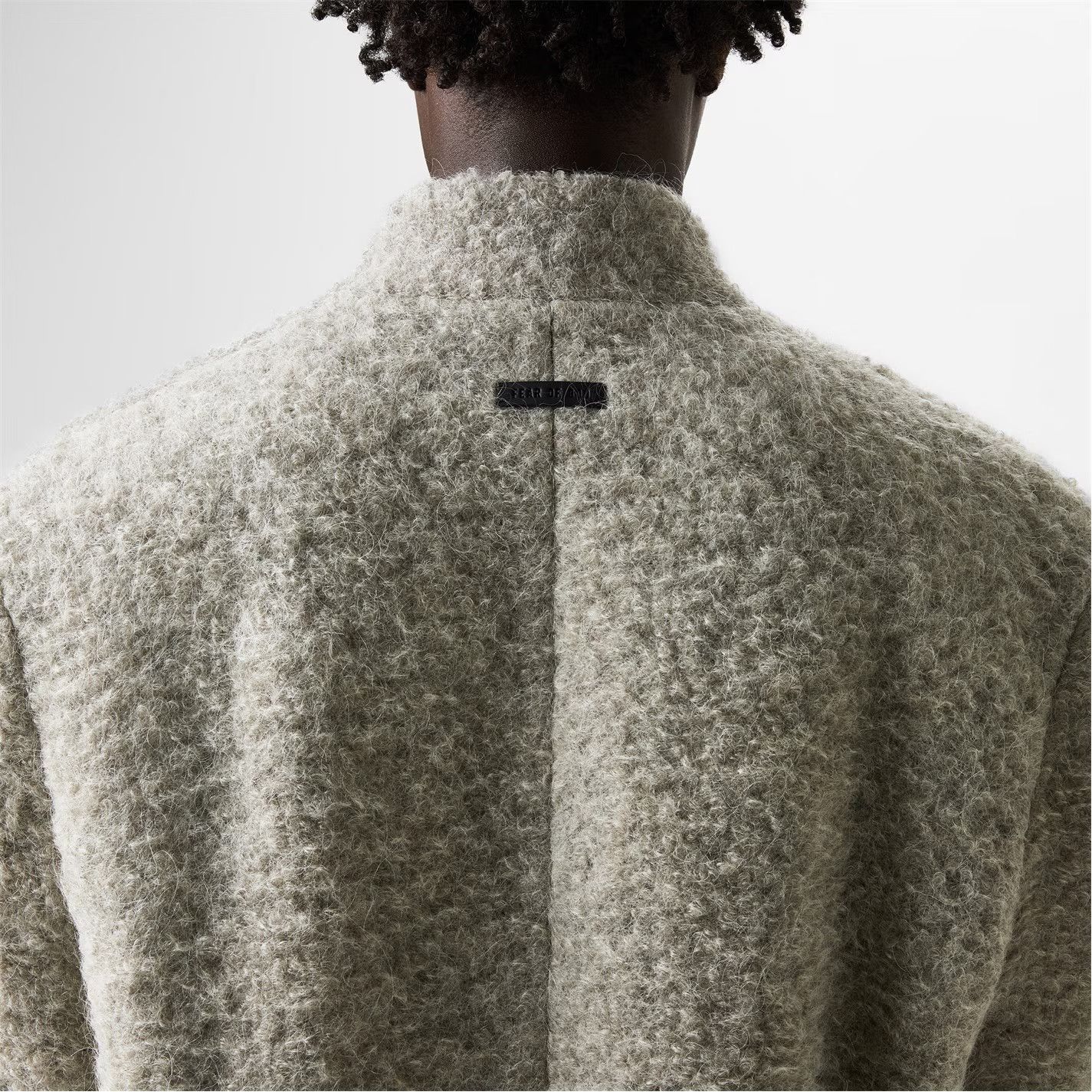 Fear of God o1g2r1mq0426 Double-Breasted Oversized Fit Overcoat in Grey Size US L / EU 52-54 / 3 - 4 Thumbnail