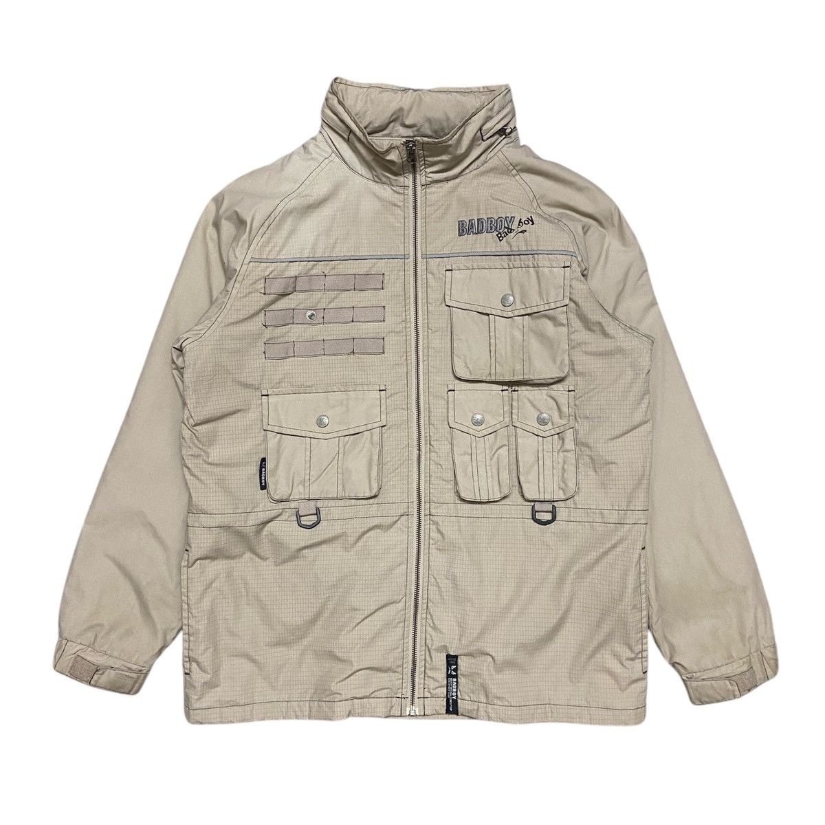 If Six Was Nine × Le Grande Bleu (L.G.B.) × Vintage Vintage Bad Boy Utility Cargo Jacket Size US M / EU 48-50 / 2 - 1 Thumbnail