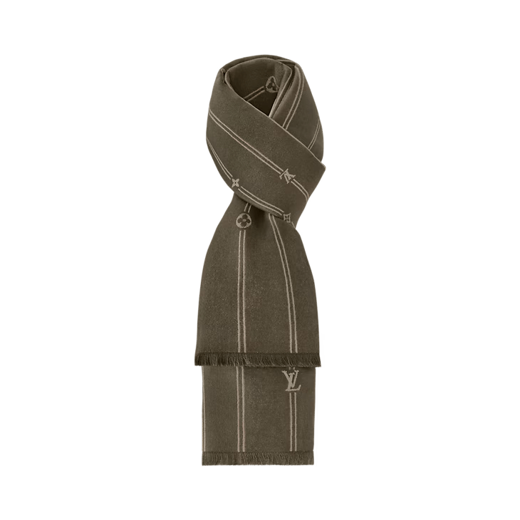 Louis Vuitton Monogram Stripes Scarf Size ONE SIZE - 2 Thumbnail