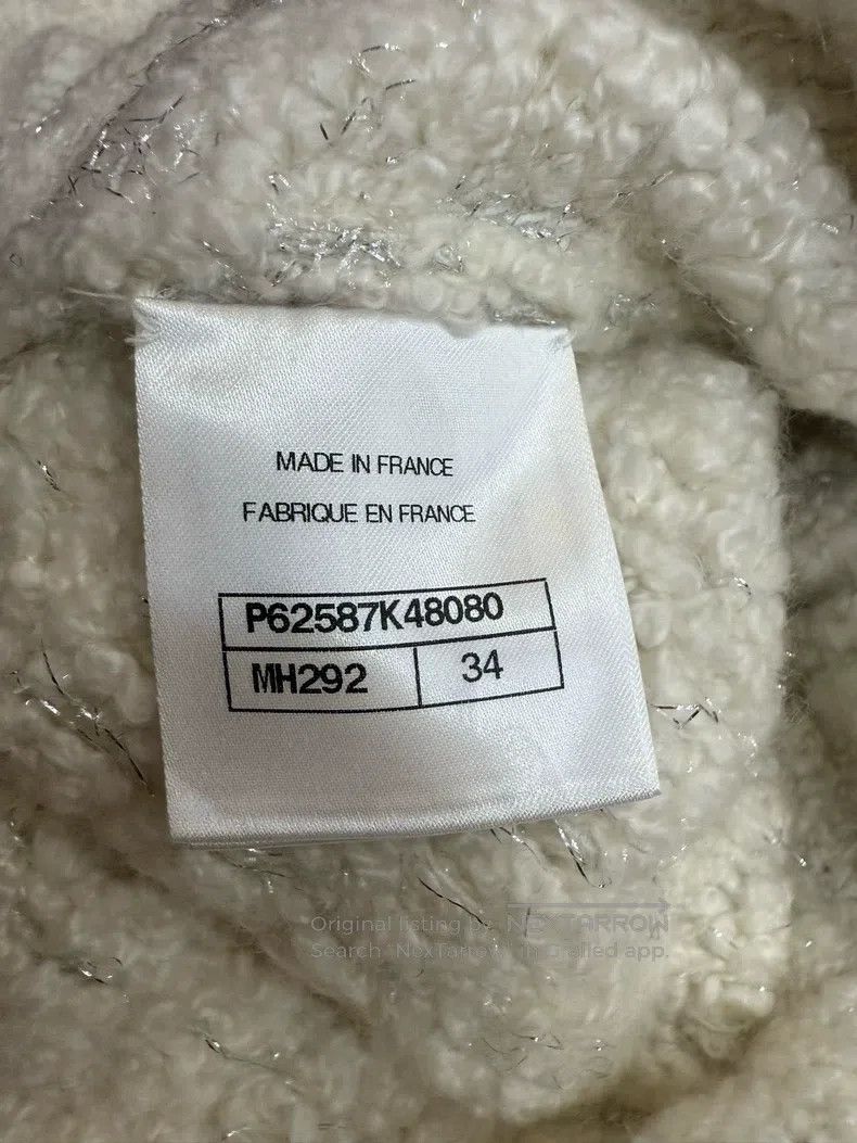 Chanel Chanel White cashmere skirt Size 42" / US 20 - 6 Thumbnail