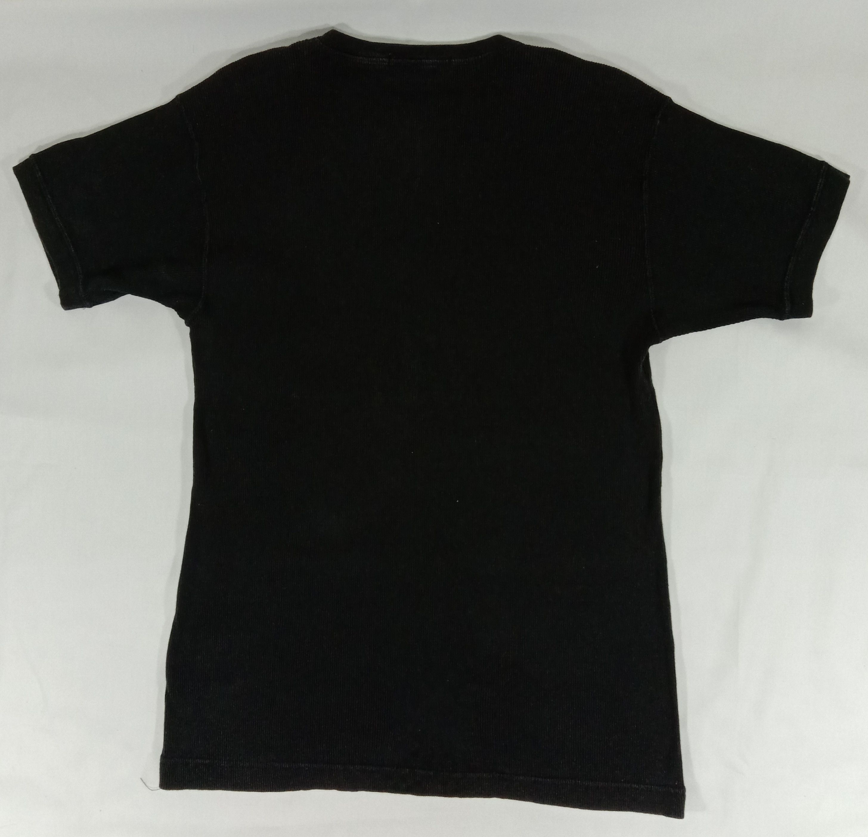 Perry Ellis Vintage Perry Ellis Ribbed Black Tee Size US M / EU 48-50 / 2 - 4 Thumbnail