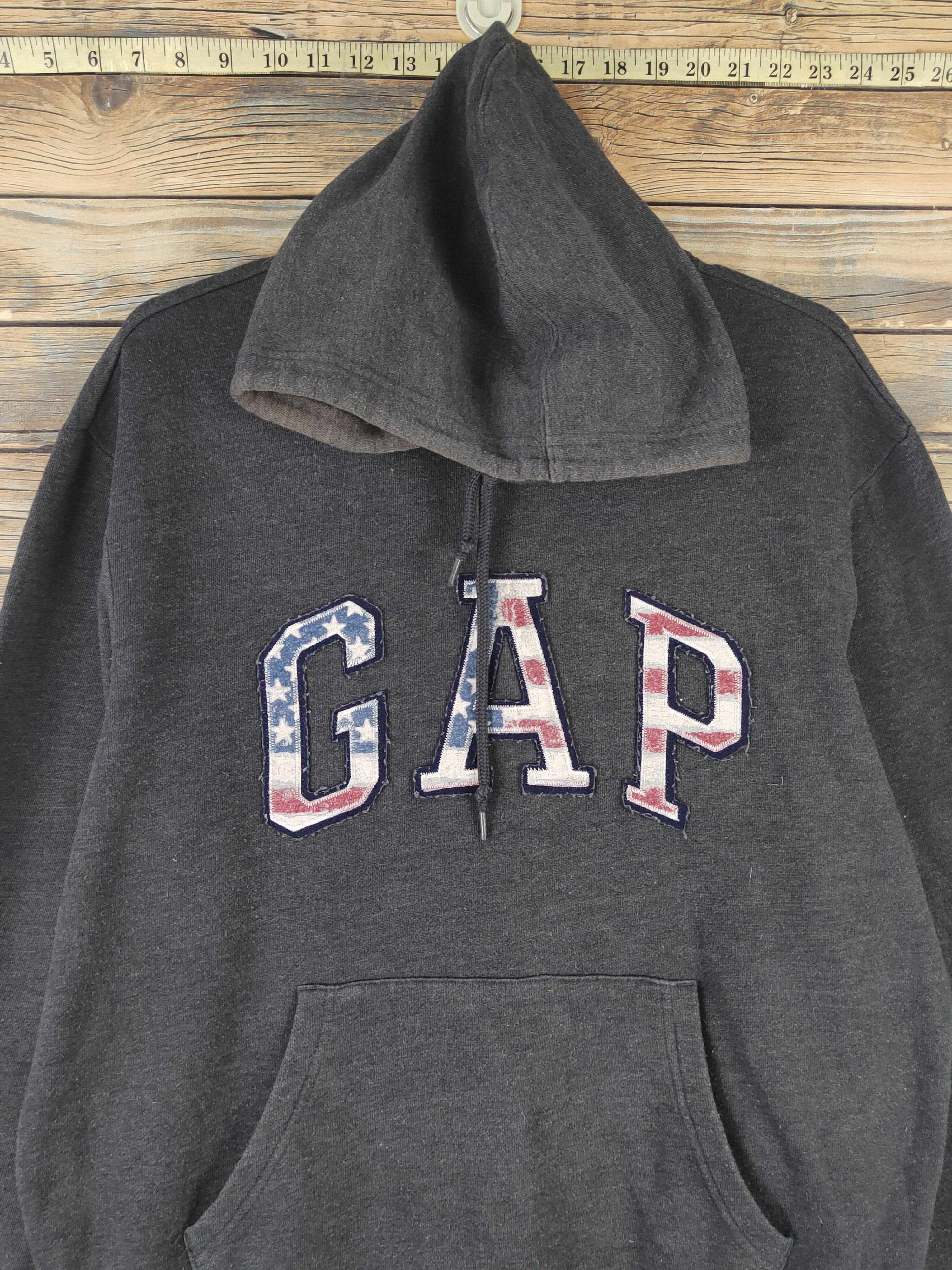 Japanese Brand DL Gap Black Hoodie Sweatshirts #1684 Size US M / EU 48-50 / 2 - 3 Thumbnail