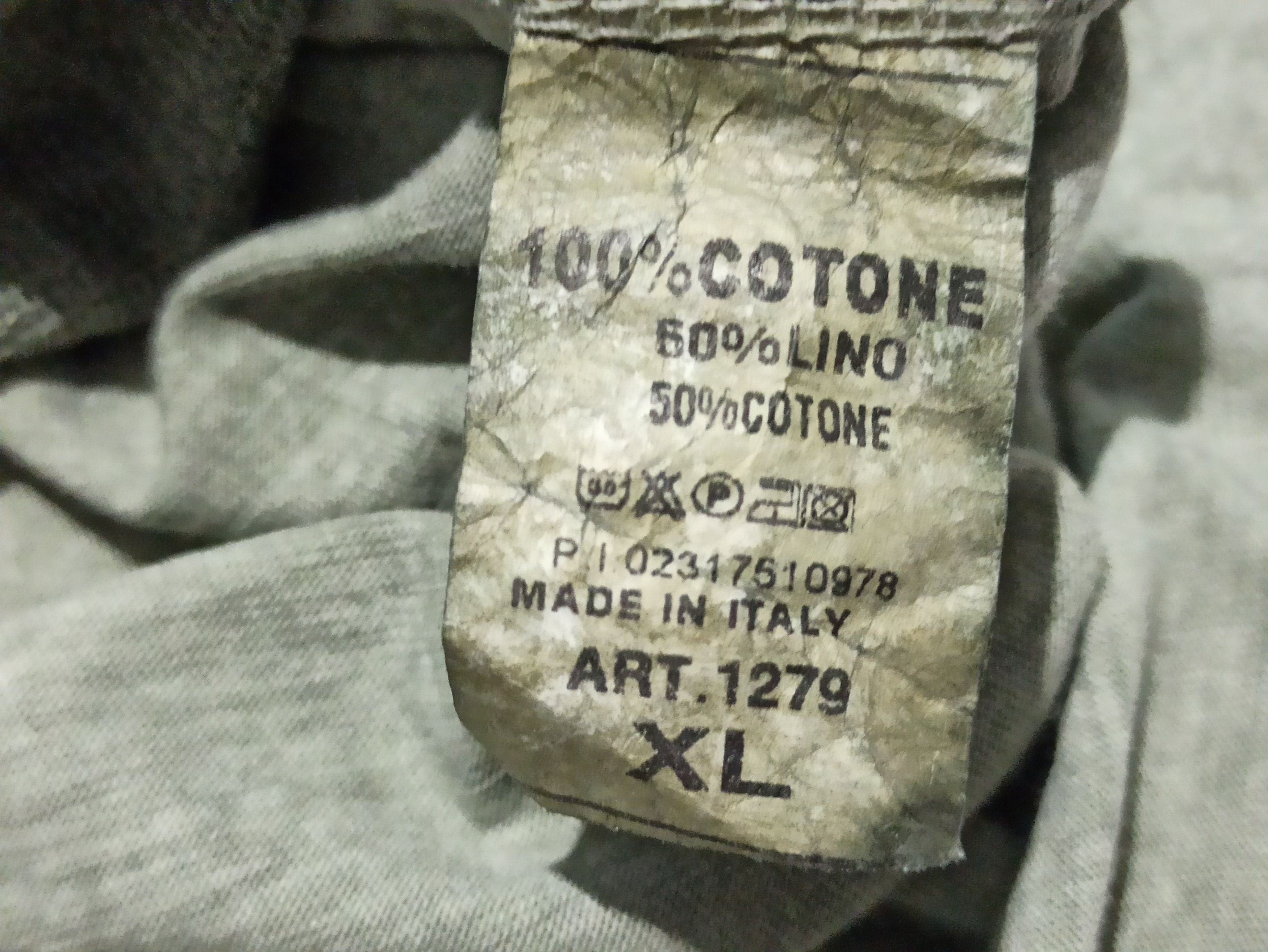 Vintage Immagini linen T shirt Size US L / EU 52-54 / 3 - 4 Thumbnail