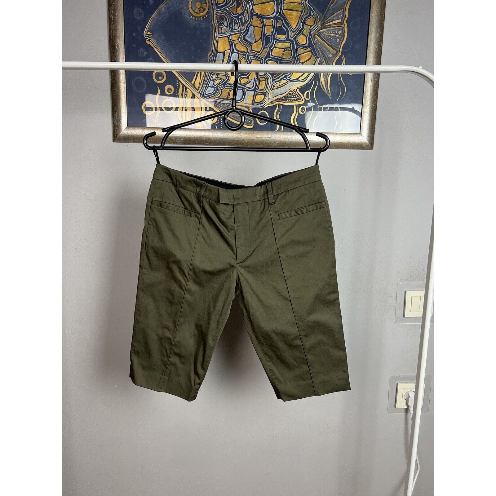 Prada MINT! Prada Khaki Green Unisex Dress Chino Shorts Size 42 Size 28" / US 6 / IT 42 - 3 Thumbnail