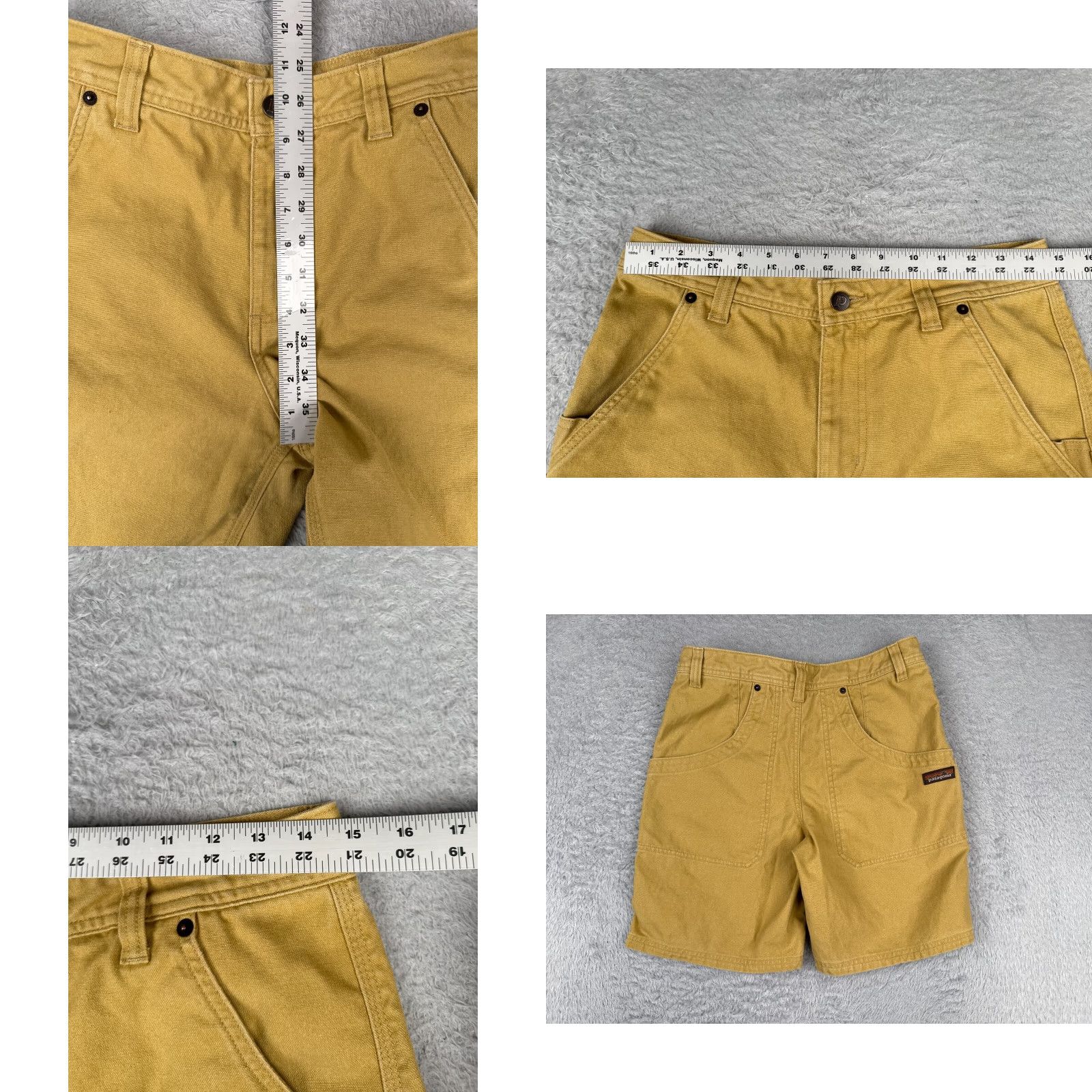 Patagonia Patagonia Shorts Women 6 Yellow Khaki All Seasons Hemp Canvas 8" Hike Camp 29x8 Cargo Regular Women's Beige 8" Inseam 29" Size 28" / US 6 / IT 42 - 9 Thumbnail